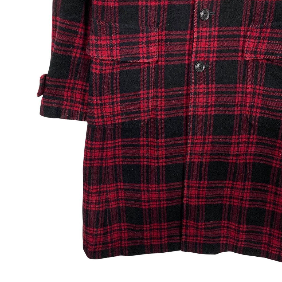 Japanese Brand × PPFM PPFM Checked Long Coat Jacket Size US M / EU 48-50 / 2 - 3 Thumbnail