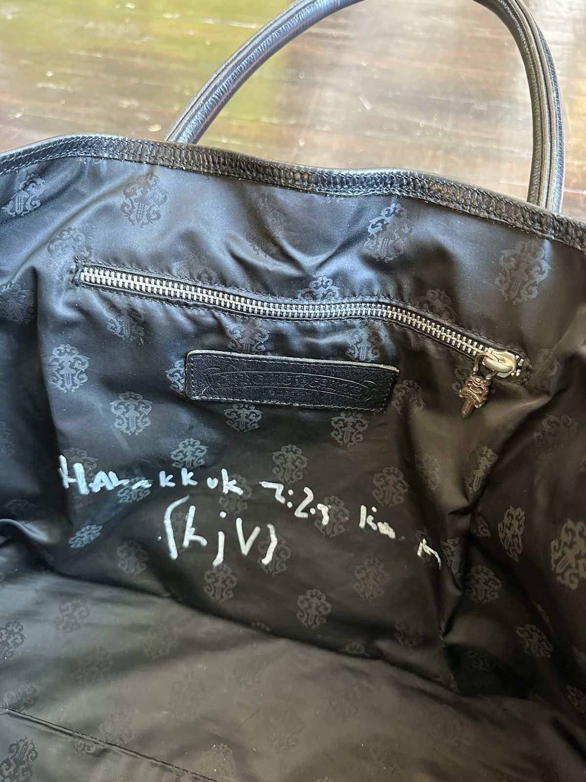 Chrome Hearts GRAFFITI CHROME HEARTS PERVERTED BAG CROSS PATCH Size ONE SIZE - 7 Thumbnail