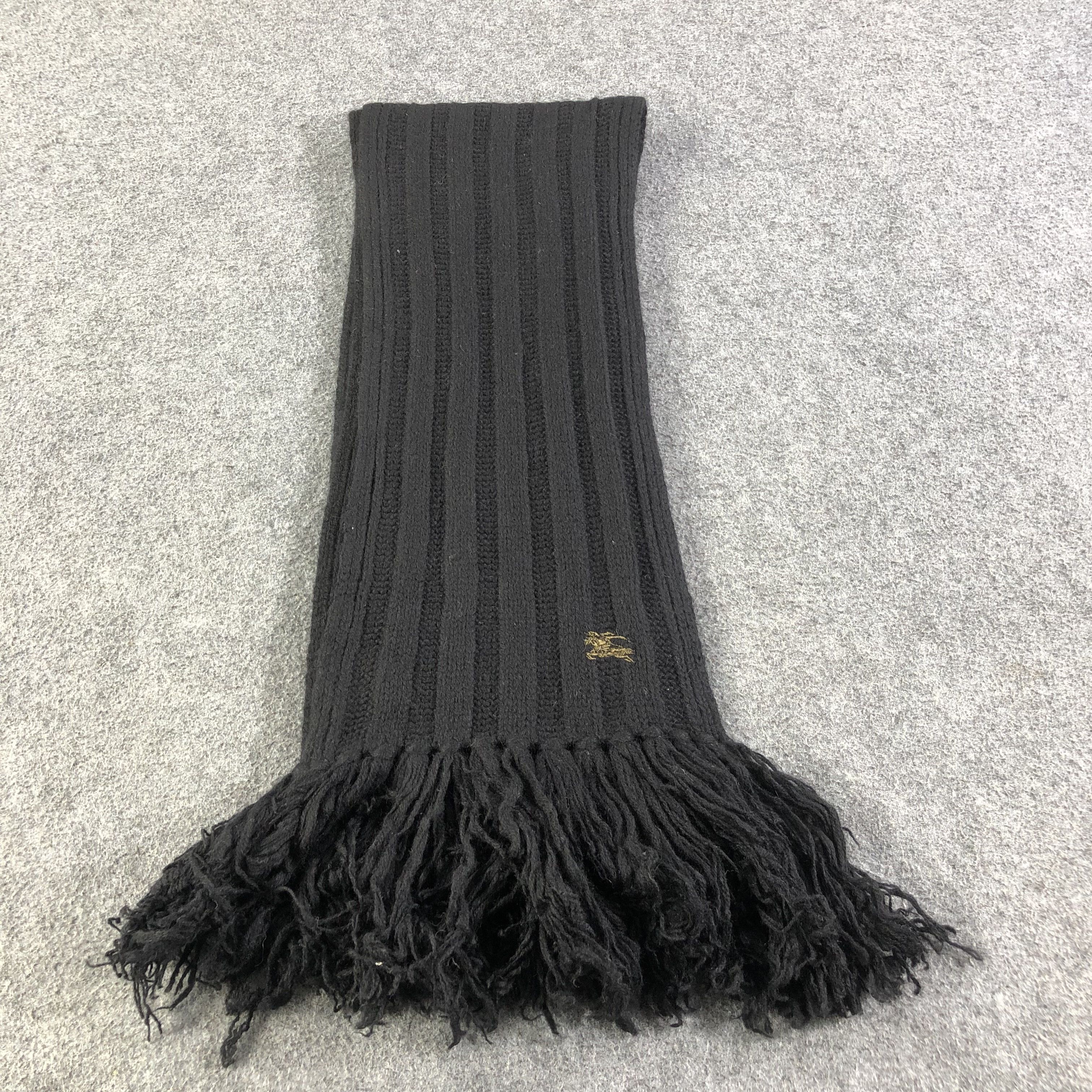 Burberry Burberry Blue Label Wool Scarf Muffler V1075 Size ONE SIZE - 2 Thumbnail