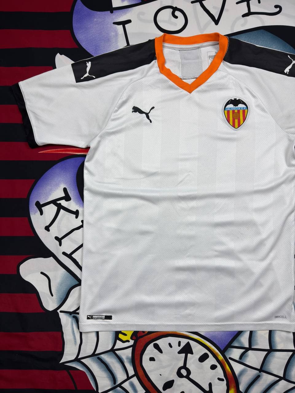 Puma Puma Valencia Jersey/Soccer Home Football Shirt Size M Size US M / EU 48-50 / 2 - 2 Thumbnail