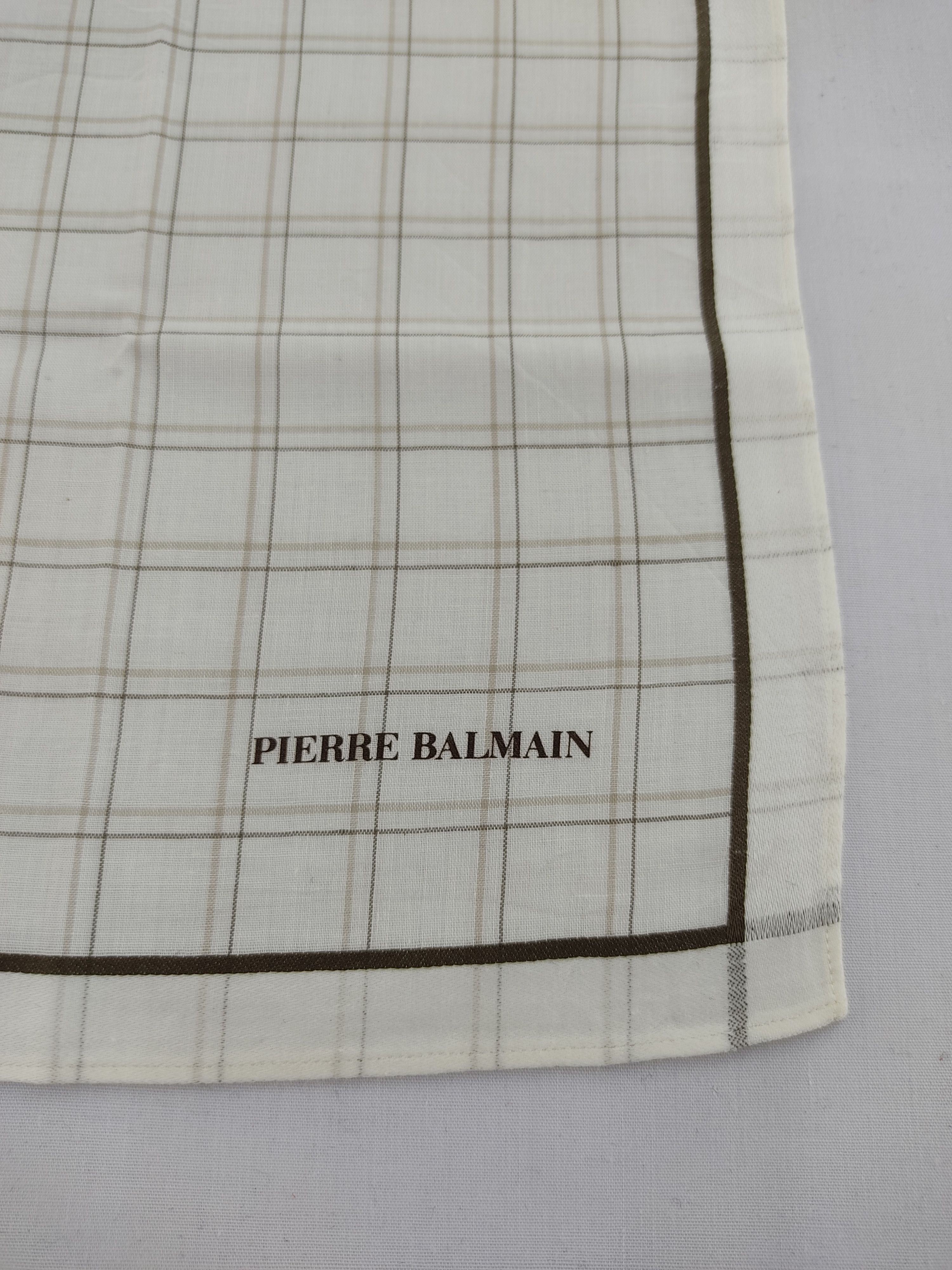 Pierre Balmain × Vintage Vintage Pierre Balmain Handkerchief / Neckwear / Bandana Size ONE SIZE - 4 Thumbnail