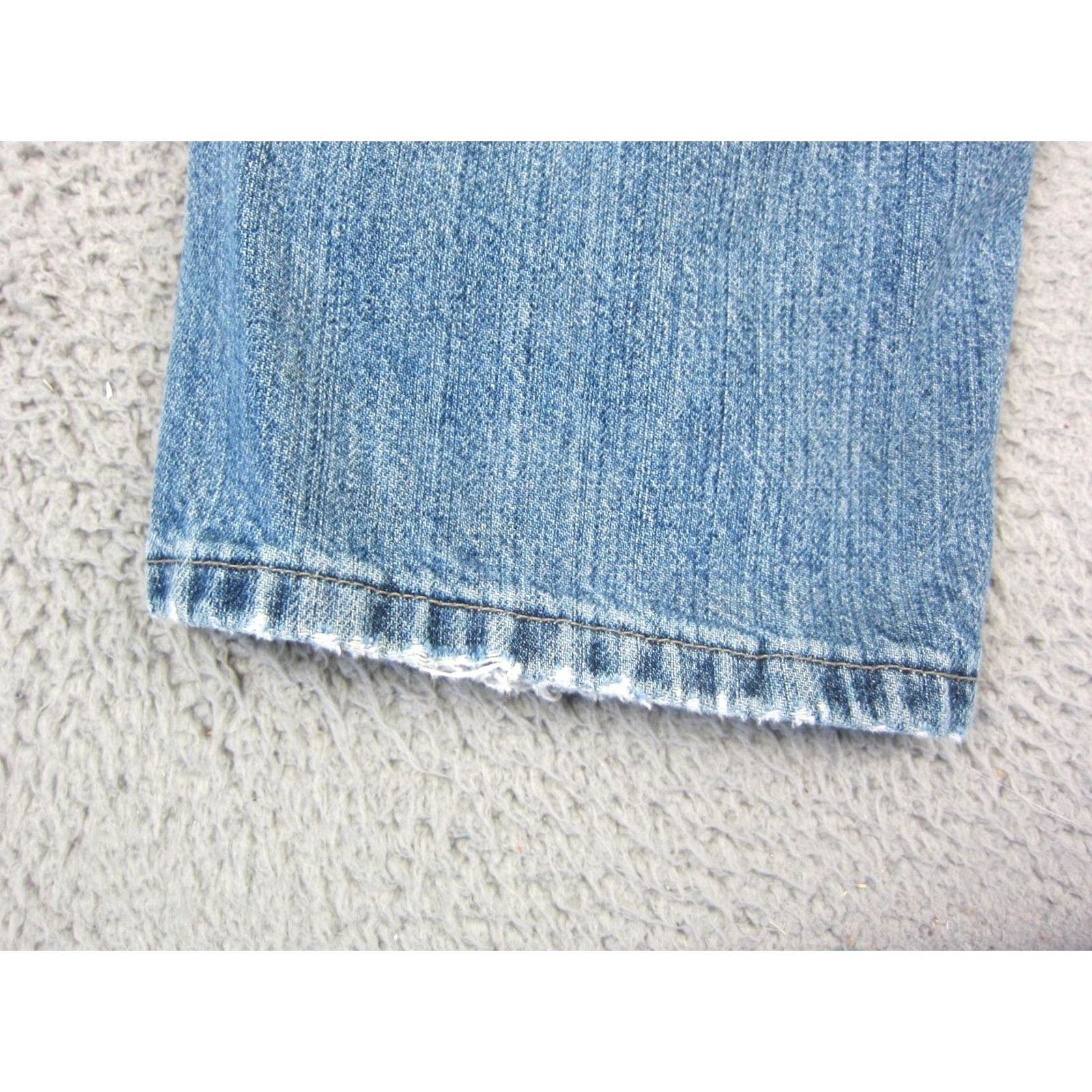 Lee VINTAGE Lee Jeans Mens 38x30 Denim 5-Pocket Straight Blue Regular Waist Carpenter Workwear 80s 90s Size US 38 / EU 54 - 5 Thumbnail