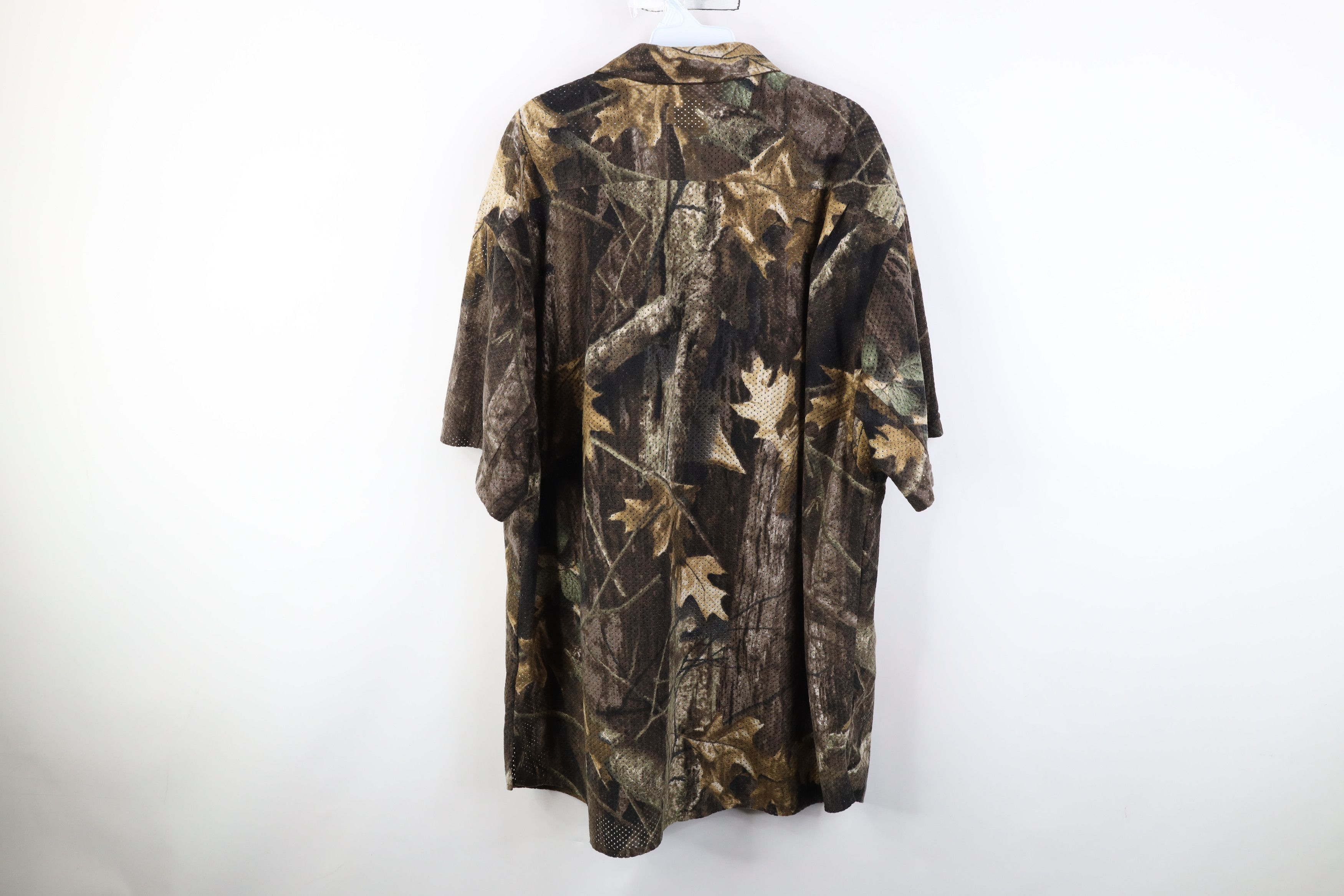 Columbia Vintage Columbia Camouflage Mesh Short Sleeve Button Shirt Size US XL / EU 56 / 4 - 9 Thumbnail