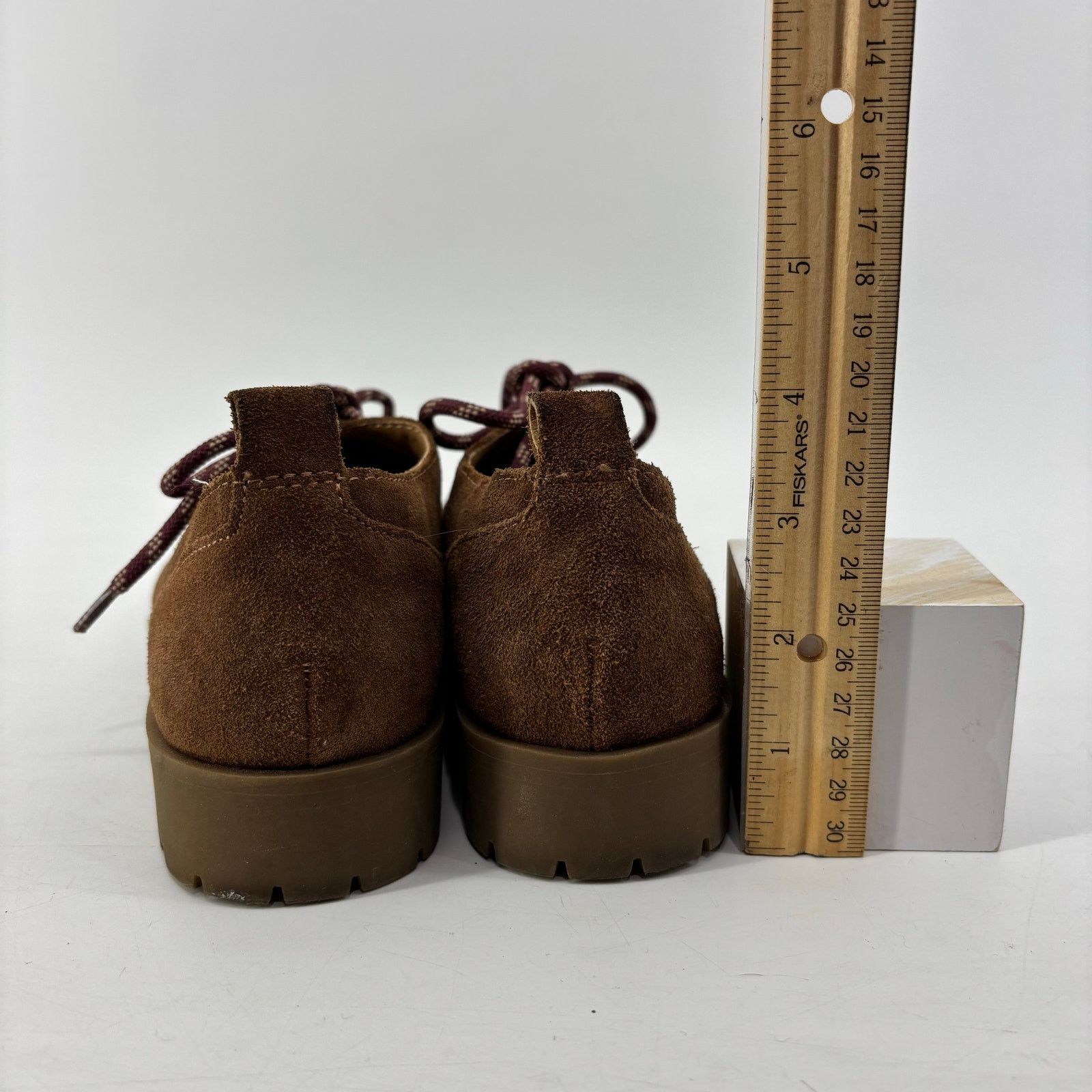 Other Crown Vintage Womens Sz 6 Lowell Oxford Suede Lace Up Size US 6 / IT 36 - 8 Thumbnail