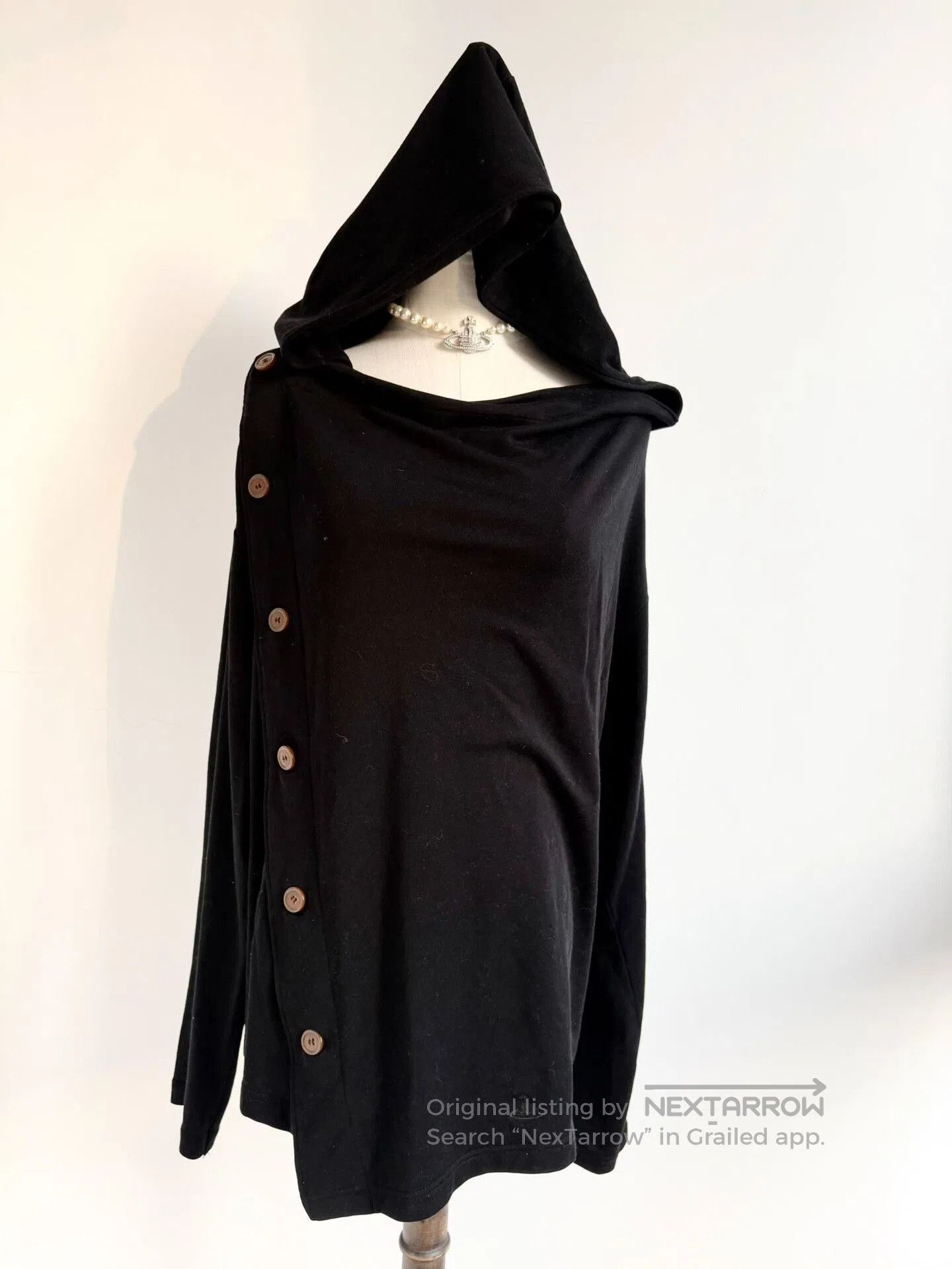 Vivienne Westwood Vivienne Westwood Black Hooded Jacket. Size L / US 10 / IT 46 - 3 Thumbnail