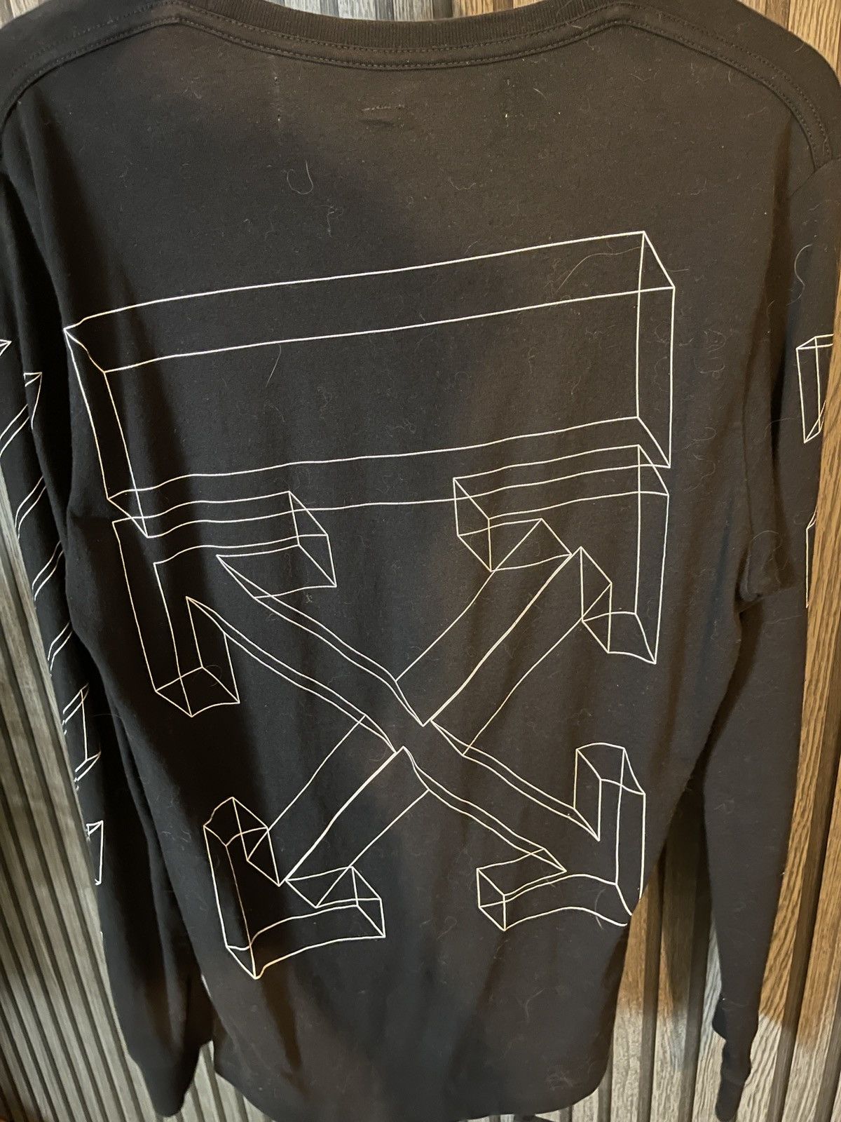 Off-White Longsleeve diagonal outline Size US M / EU 48-50 / 2 - 2 Thumbnail