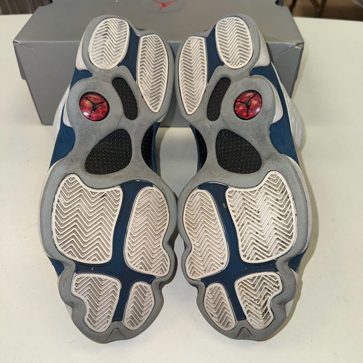 Jordan Brand Size 12.5 -Nike Air Jordan 13 Retro French Blue (414571-164) Size US 12.5 / EU 45-46 - 5 Thumbnail