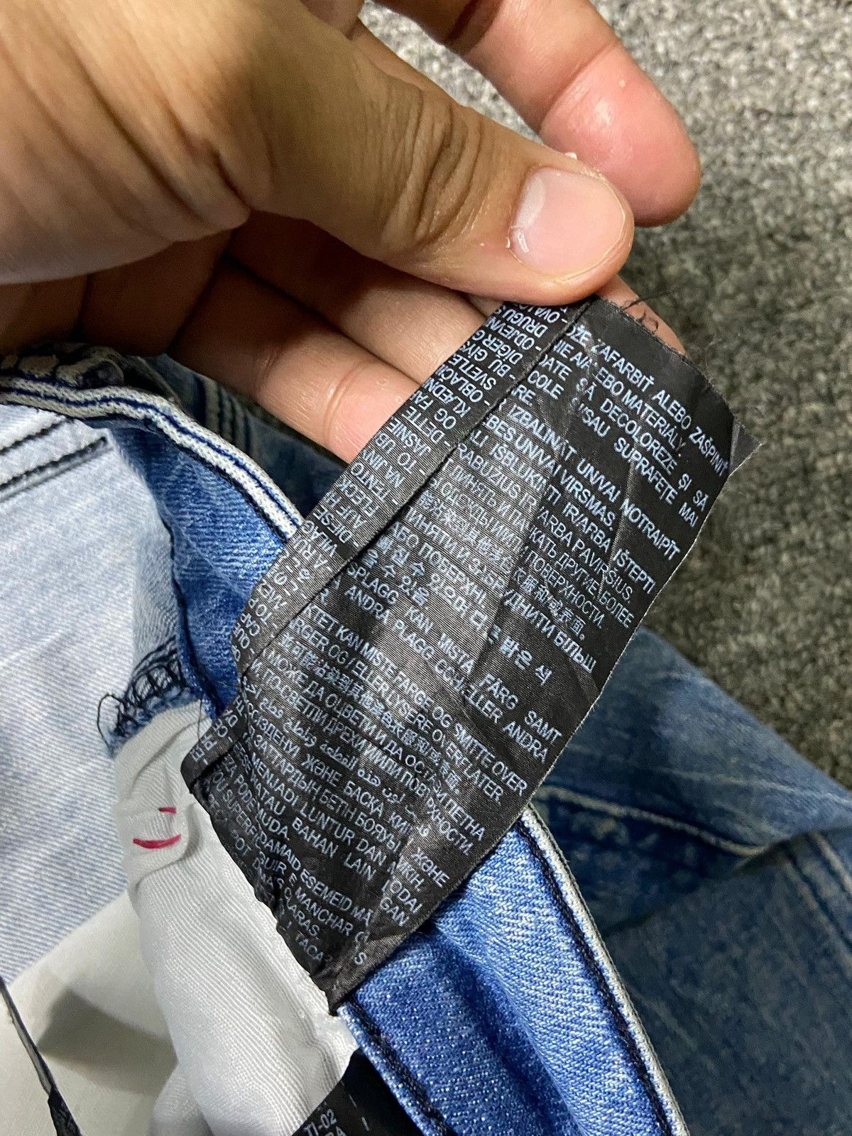 Designer × Vintage × Zara ZARA Distressed Denim Ripped Jeans (131) Size US 32 / EU 48 - 3 Thumbnail