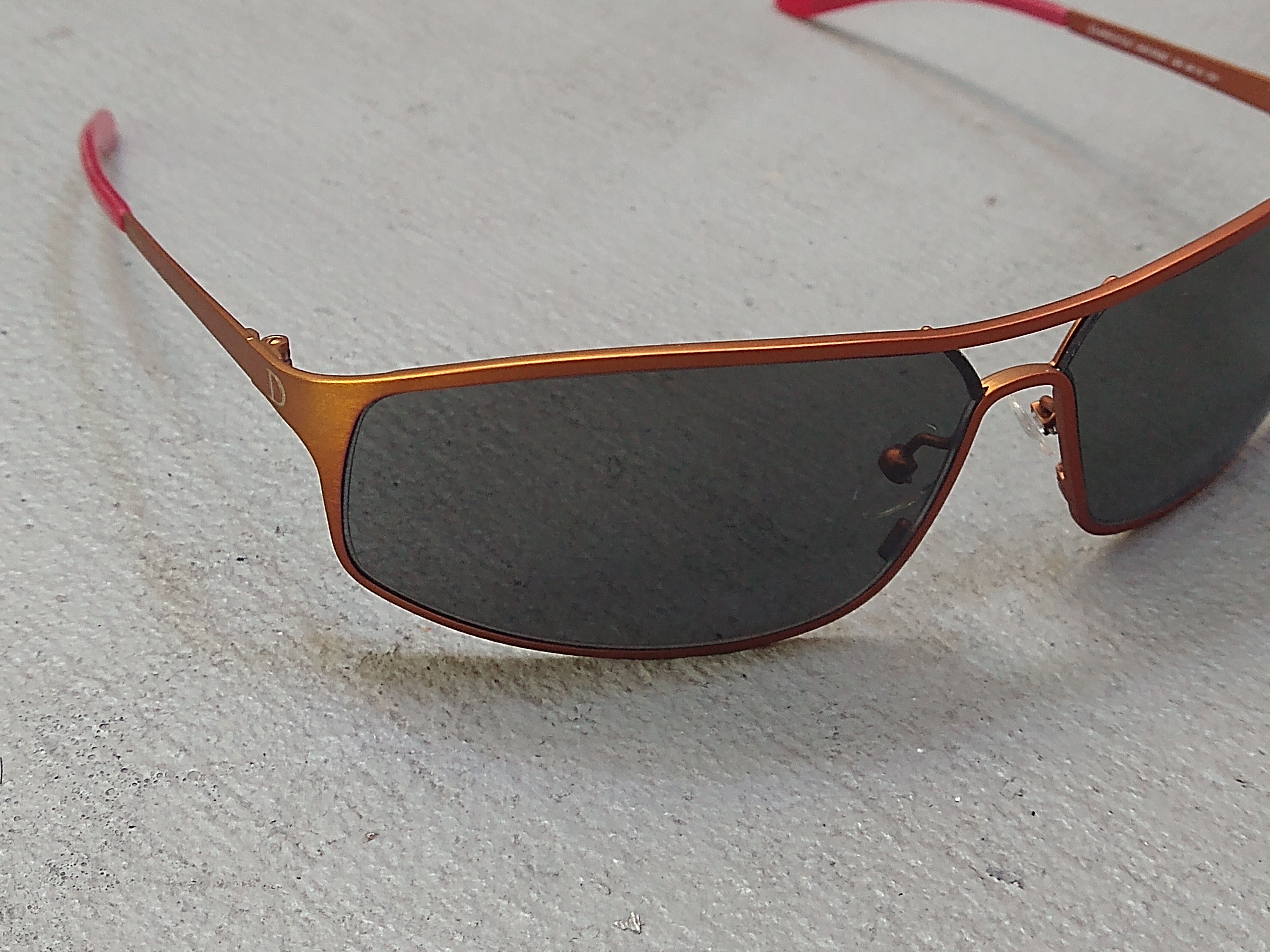 Dior Christian Dior Sunglasses Orange Pink Sports Wrap Y2K Size ONE SIZE - 2 Thumbnail