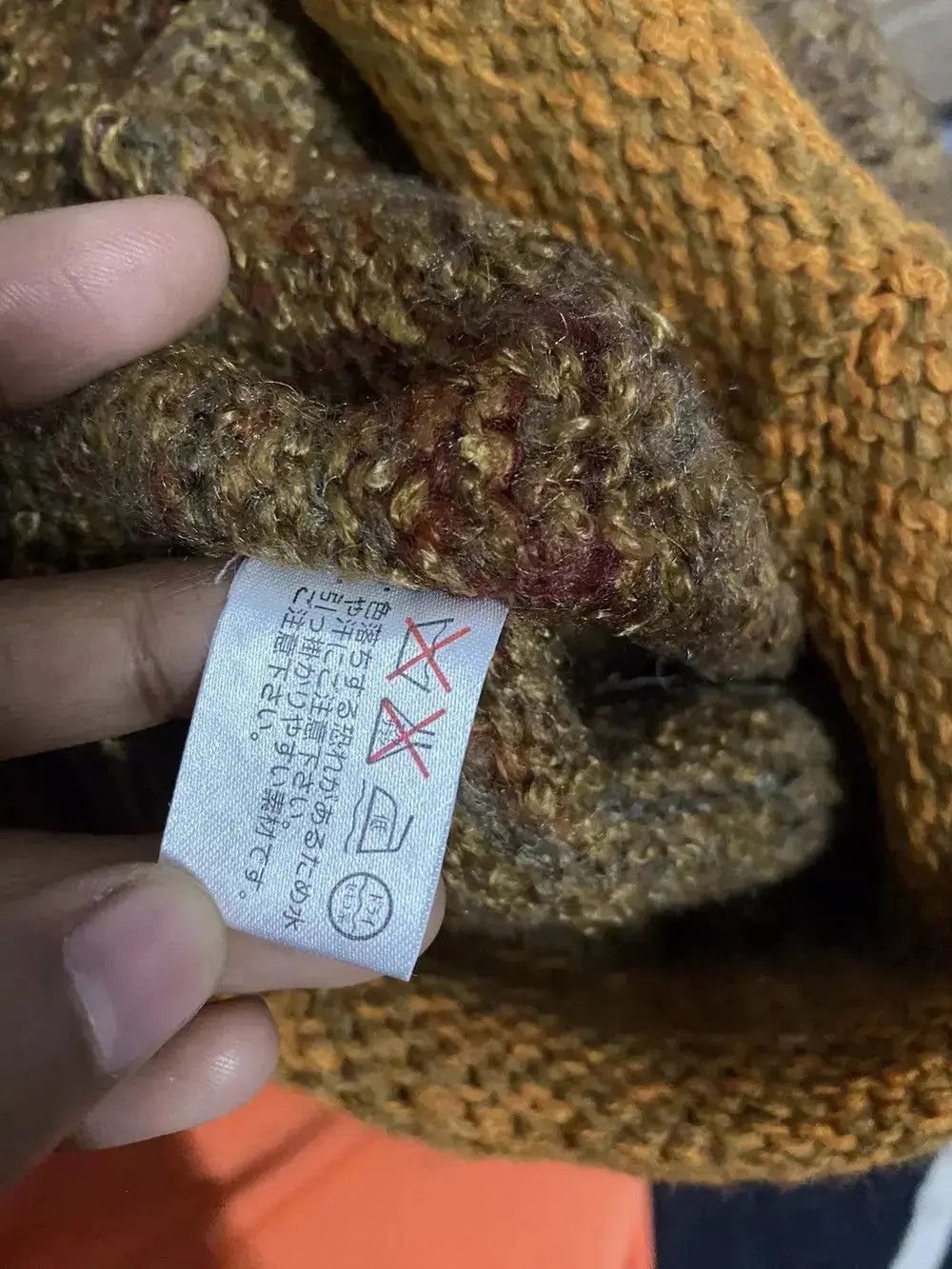 Vintage Japanese Brand Knit Beanie Hat Size ONE SIZE - 6 Thumbnail