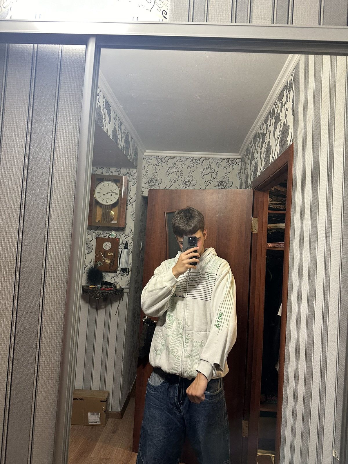 Ecko Unltd. 🔥VINTAGE DISTRESSED TRASHED KARL KANI ZIP HOODIE🔥 Size US L / EU 52-54 / 3 - 13 Thumbnail