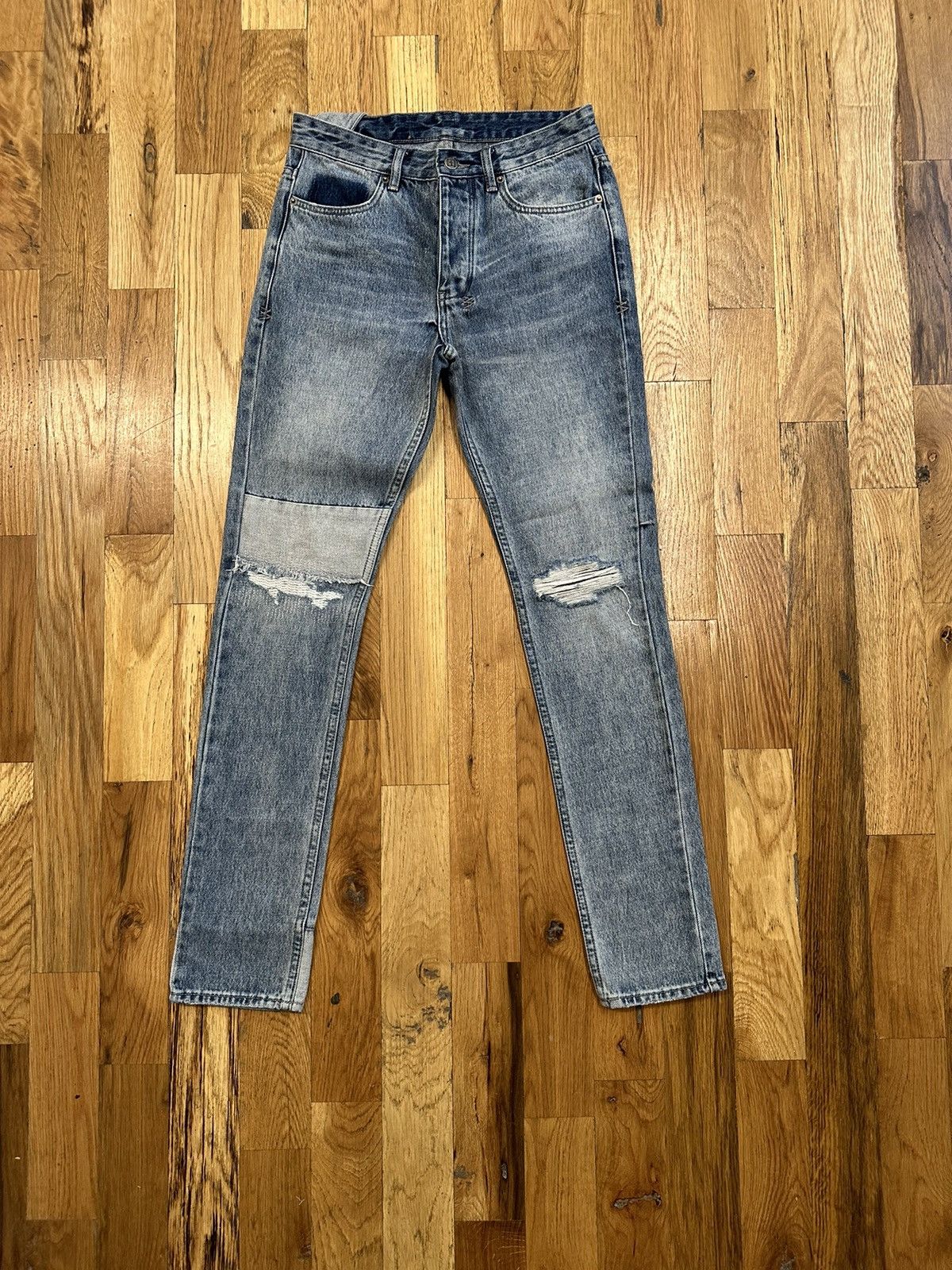 Ksubi Ksubi Knee Patch Blue Denim Jeans Size 30 Size US 30 / EU 46 - 1 Thumbnail
