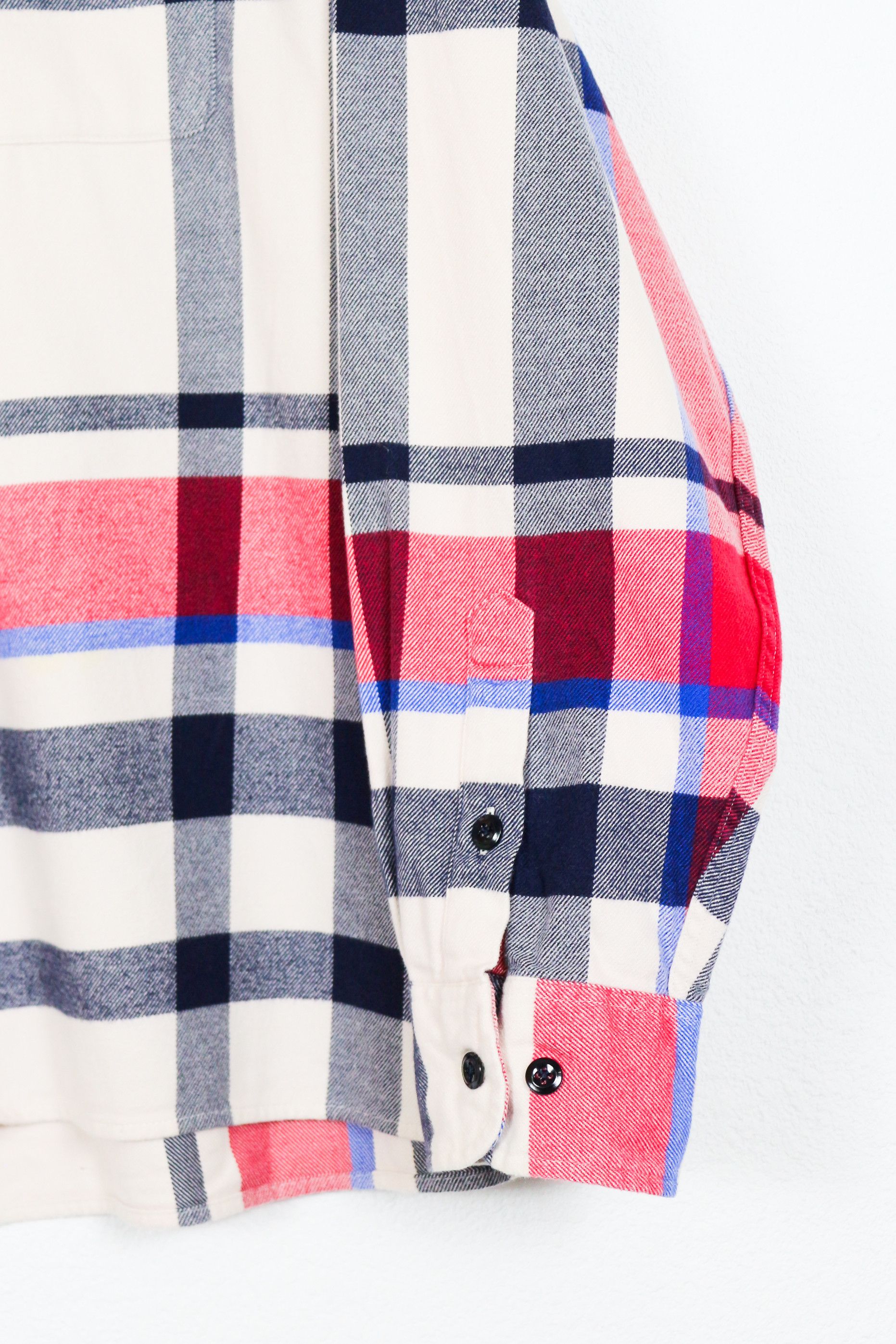 Noah Noah Plaid Flannel Heavyweight Cotton Shirt SS20 Camp Collar Size US XL / EU 56 / 4 - 2 Thumbnail