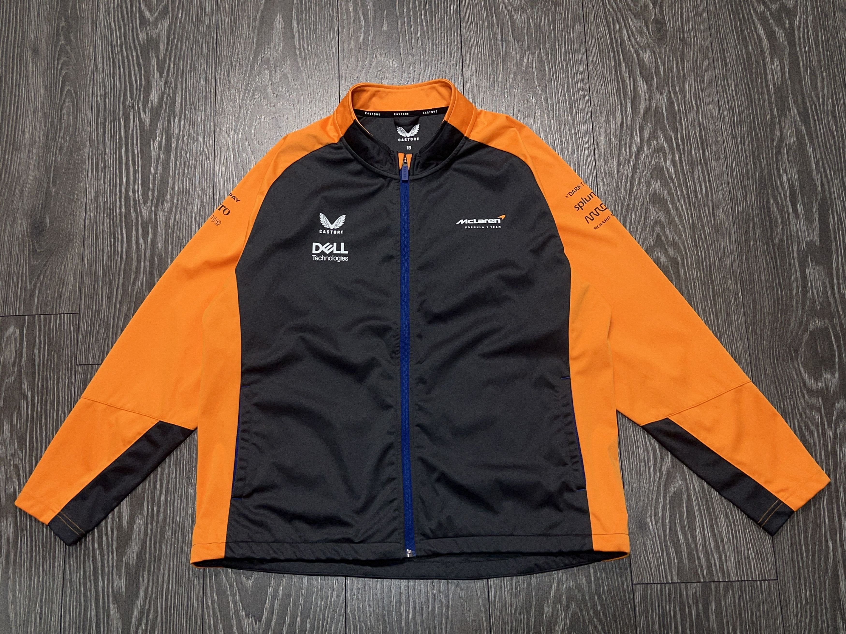 Castore McLaren F1 Team Softshell Midlayer Zip Dell Racing Size 18 Size XXL / US 16-18 / IT 52-54 - 1 Thumbnail