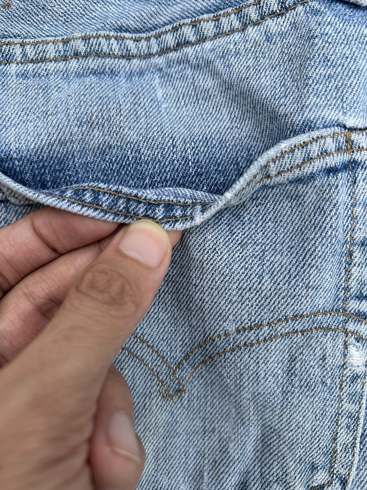 Levi's THRASHED Vintage Levis 6 Selvedge Denim Jeans Size US 28 / EU 44 - 7 Thumbnail