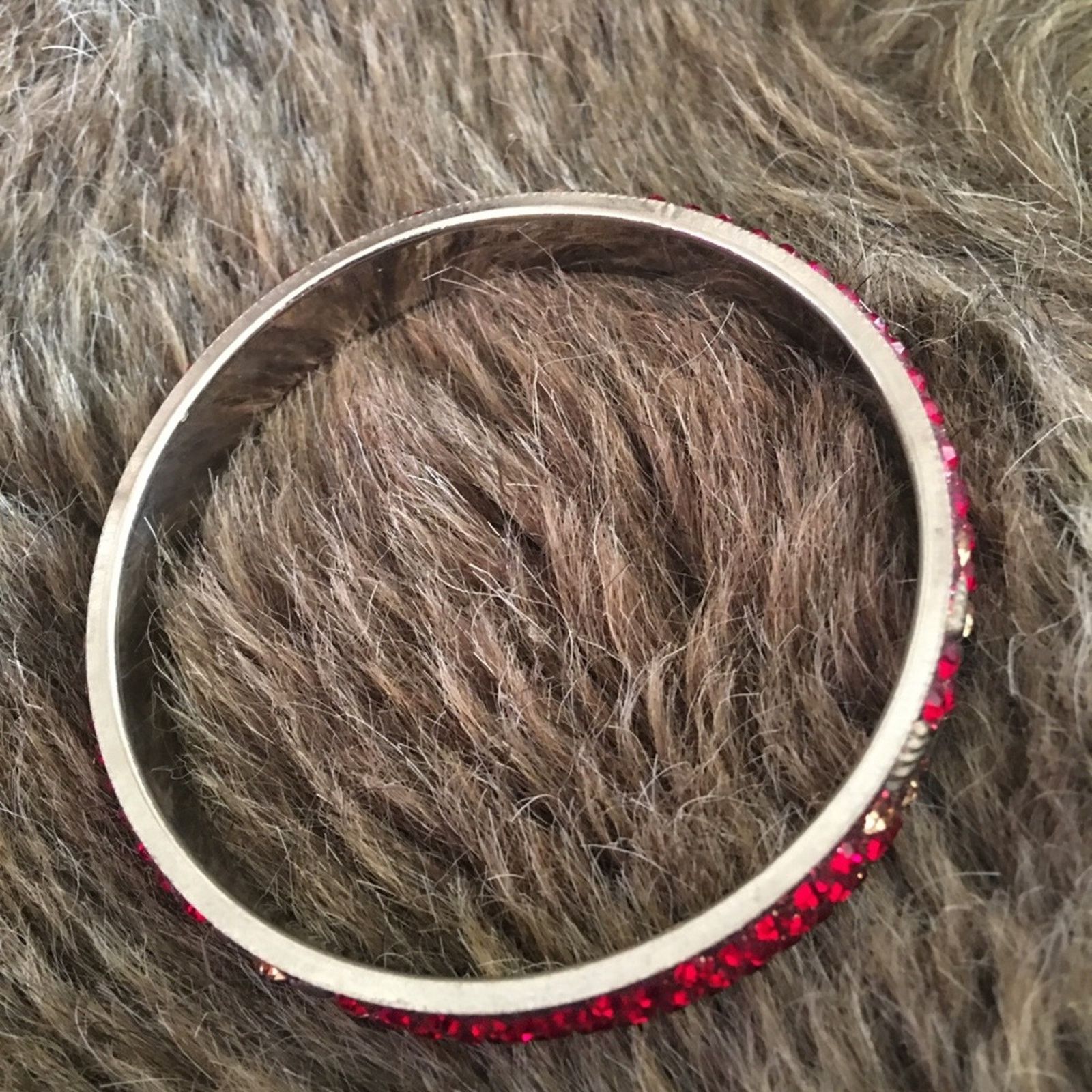 Jewelry Zohra Jewelry Inca sun rhinestone bling bangle Size ONE SIZE - 5 Thumbnail