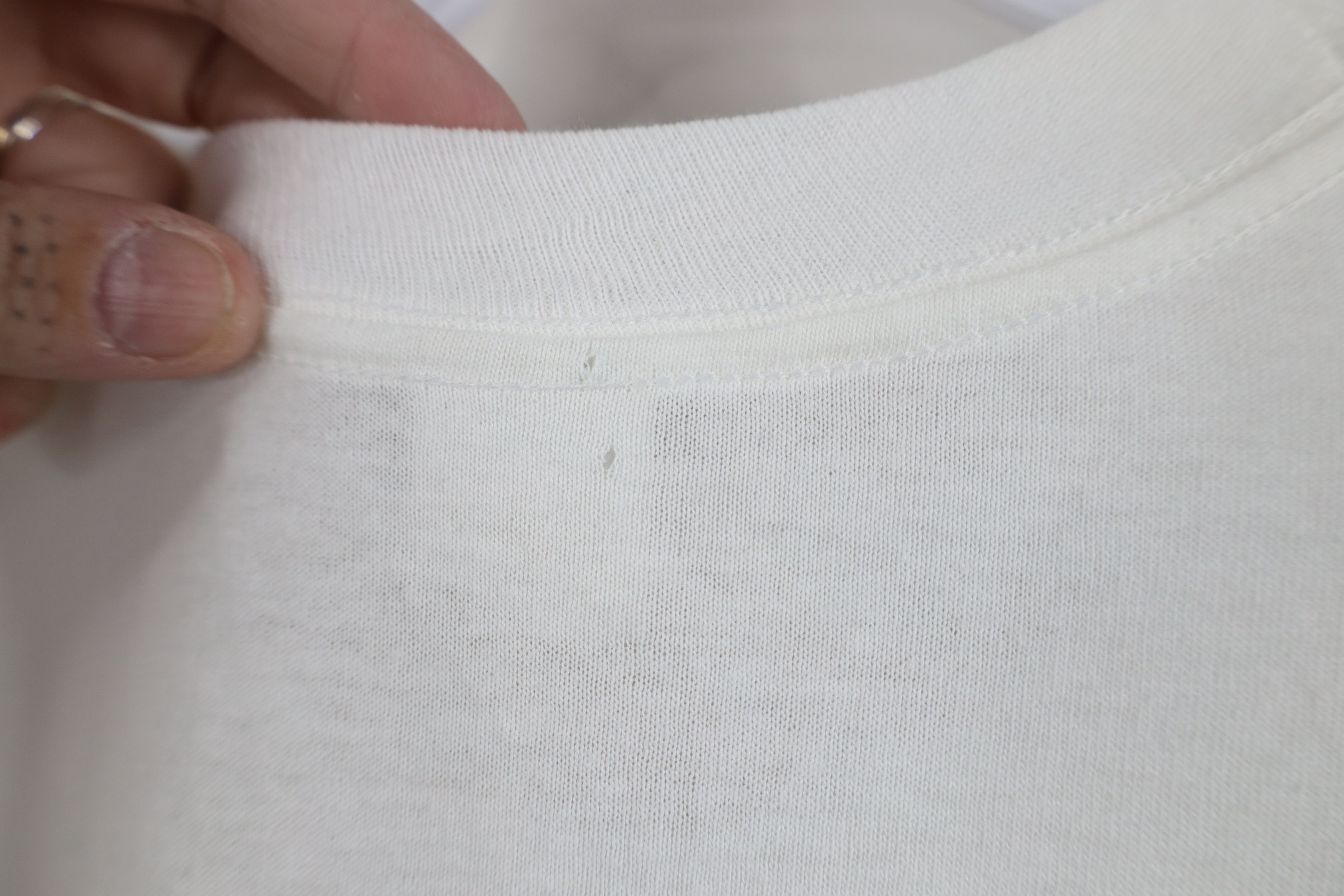 Vintage Vintage 90s Streetwear Cotton Short Sleeve T-Shirt White USA Size US XL / EU 56 / 4 - 6 Thumbnail