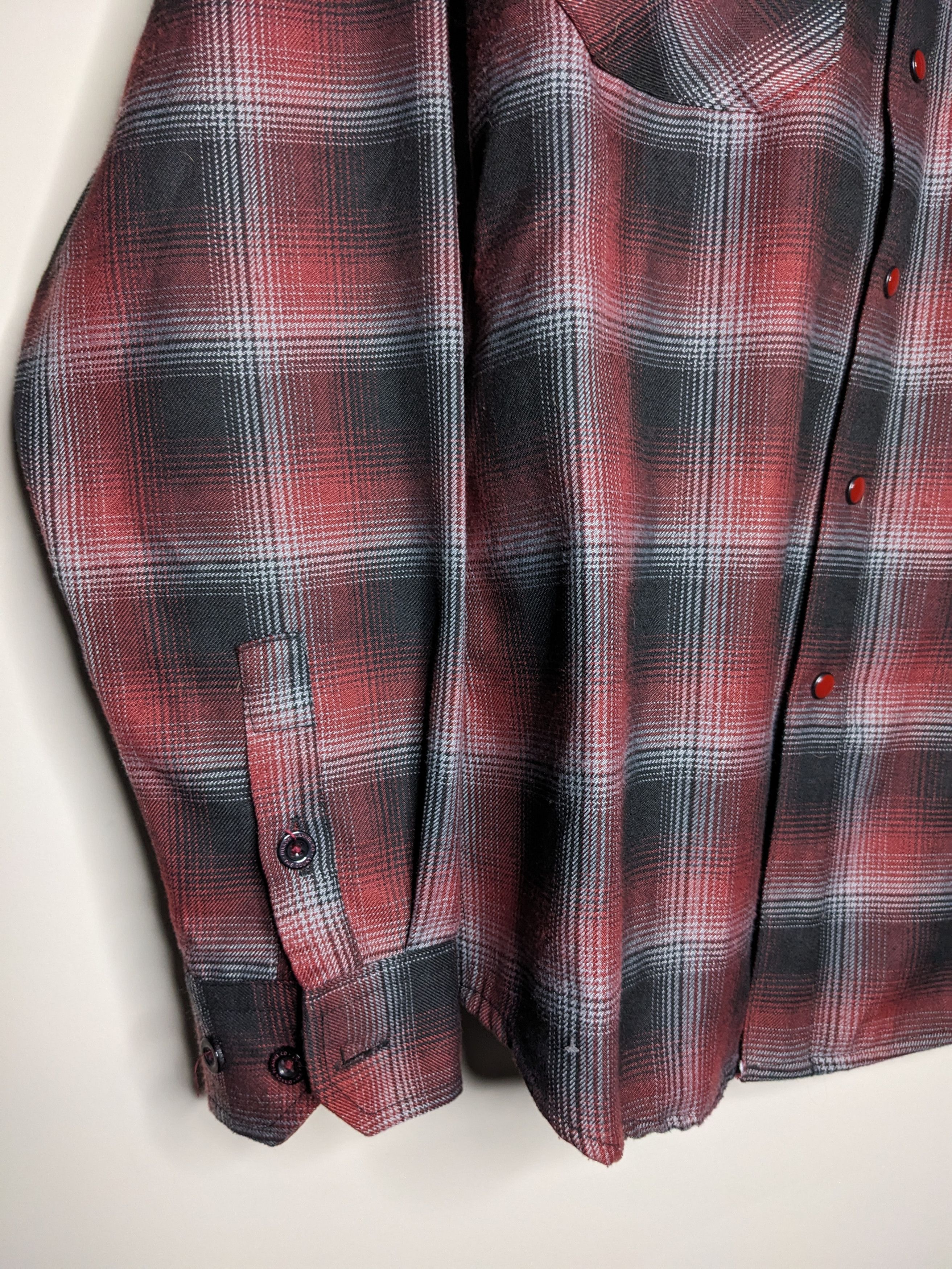 Dixxon Dixxon Flannel Plaid Pearl Snap Shirt The Count RARE Mens XS Size US XS / EU 42 / 0 - 4 Thumbnail
