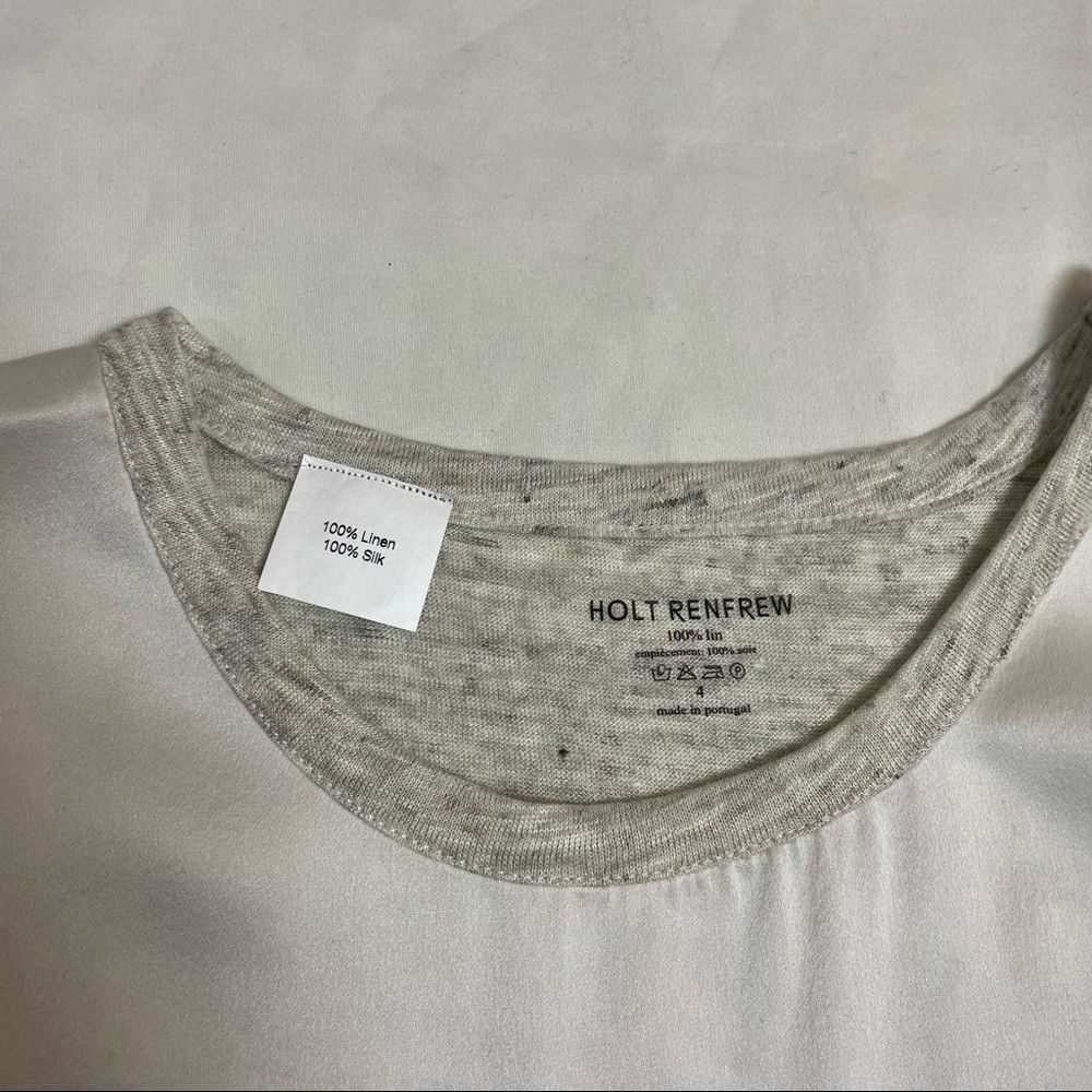 Holt Renfrew New Holt Renfrew Silk Linen Sleeveless Top Size 4 US S Size S / US 4 / IT 40 - 8 Thumbnail