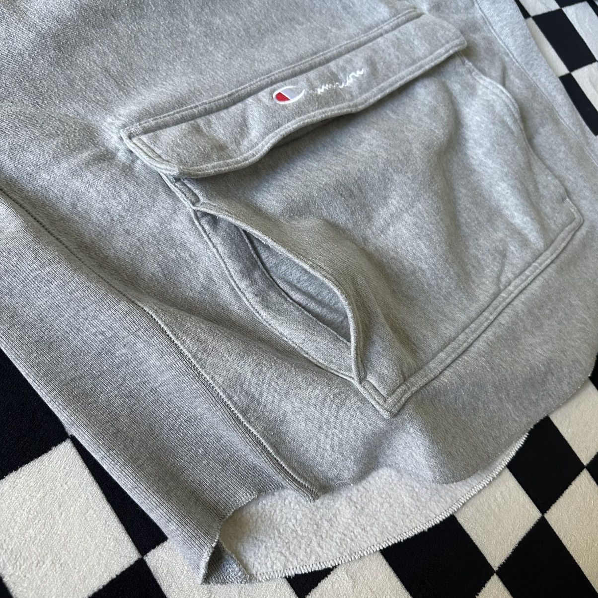 Champion Gray Champion Quarter Zip Hoodie Size US M / EU 48-50 / 2 - 2 Thumbnail