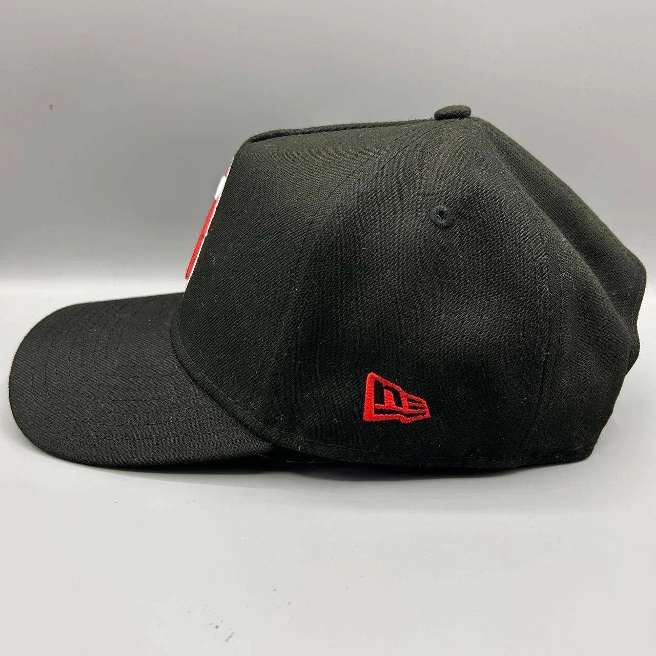 New Era Los Angeles LA Angels Hat Men Black Embroidered Snap Back Size ONE SIZE - 5 Thumbnail