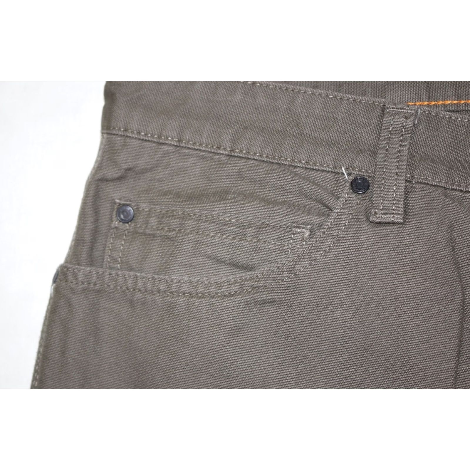 Vintage Ridgecut Toughwear Pants Men's 42x31 Carpenter Canvas Work Brown Size US 42 / EU 58 - 3 Thumbnail