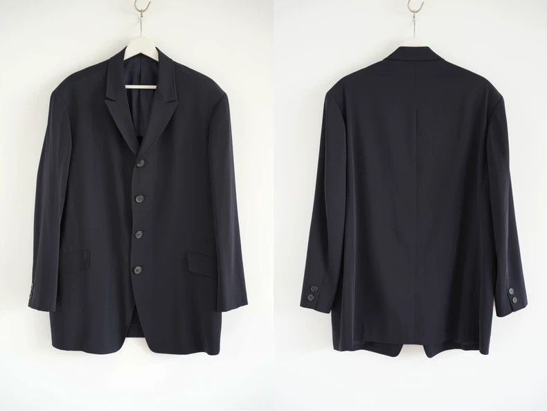 Yohji Yamamoto Yohji Yamamoto Yohji Yamamoto 90s Wool Suit Set Size US 32 / EU 48 - 2 Thumbnail