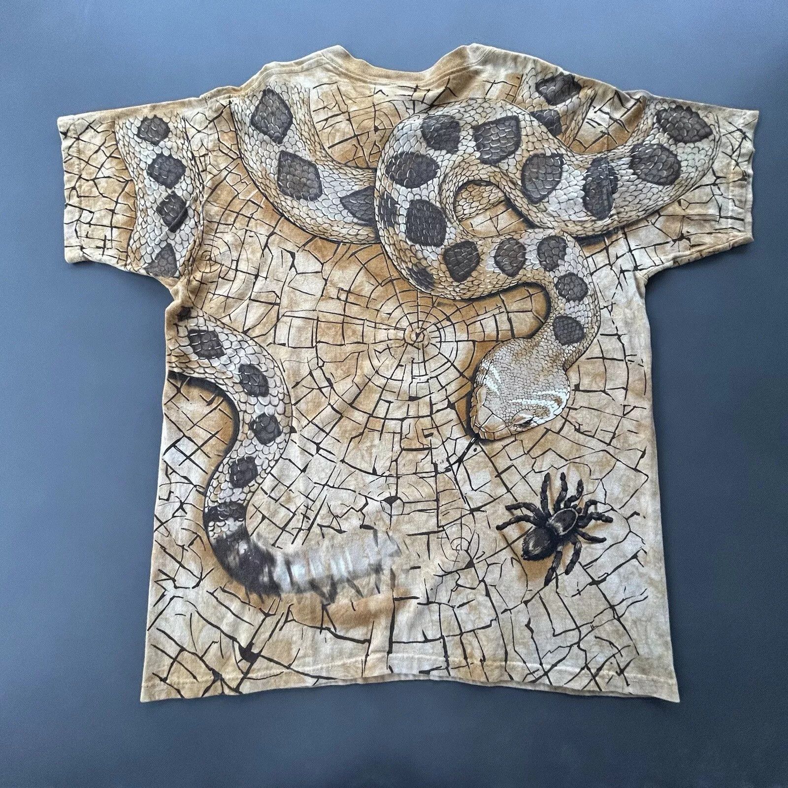 Liquid Blue Vintage 1996 Snake Python Rattle Snake Brown Size US L / EU 52-54 / 3 - 8 Thumbnail