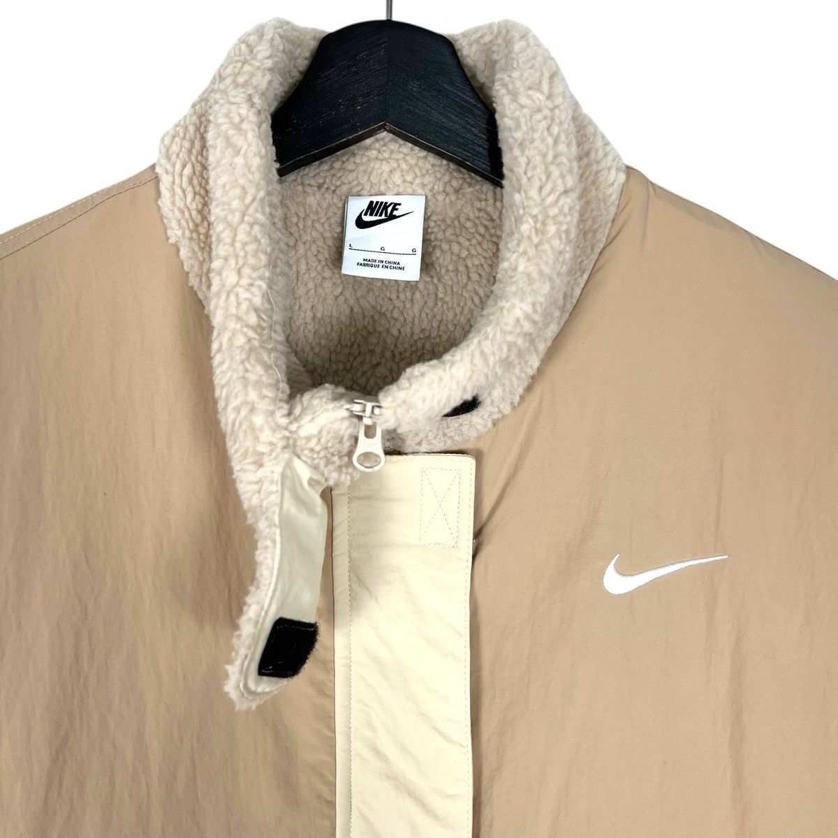 Nike Nike Zipper Jacket Inner Fleece Woman Jacket Size L / US 10 / IT 46 - 3 Thumbnail