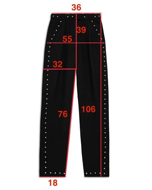 The Kooples The Kooples Wool Pants with Stud Details Size 26" / US 2 / IT 38 - 8 Thumbnail