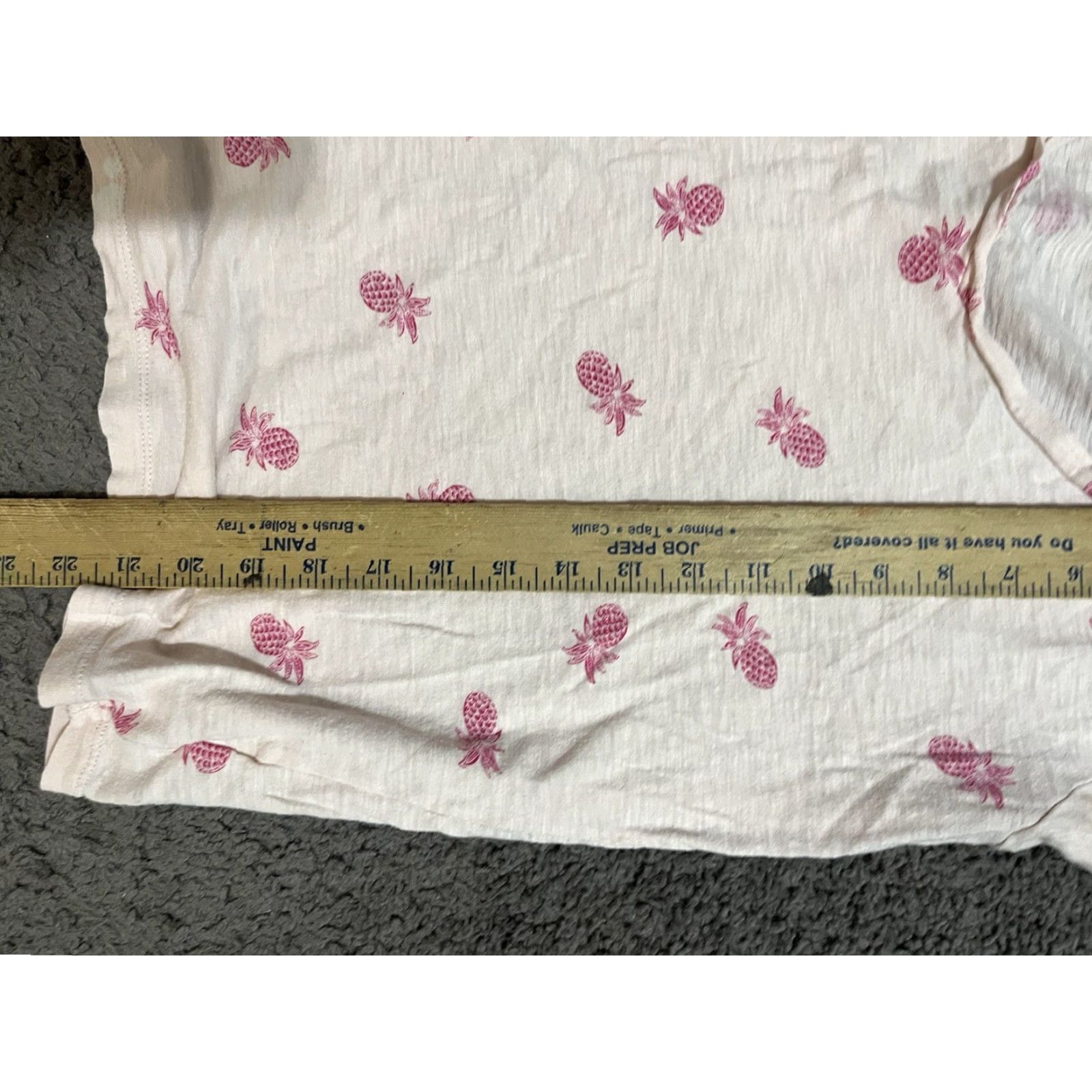 Express VINTAGE Express Shirt Womens Pink Pineapple Lightweight V-Neck Short Sleeve M Size M / US 6-8 / IT 42-44 - 5 Thumbnail