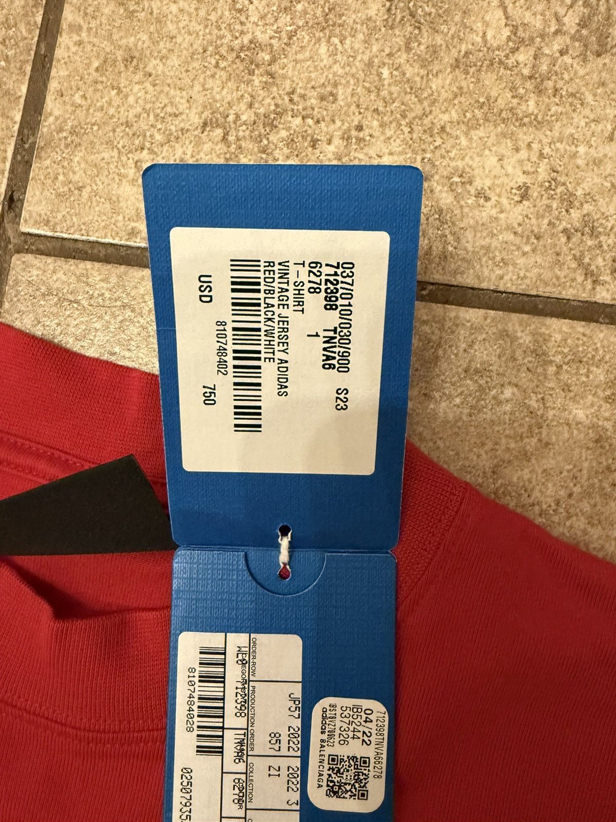 Balenciaga Balenciaga x Addidas Logo T Size US XS / EU 42 / 0 - 3 Thumbnail
