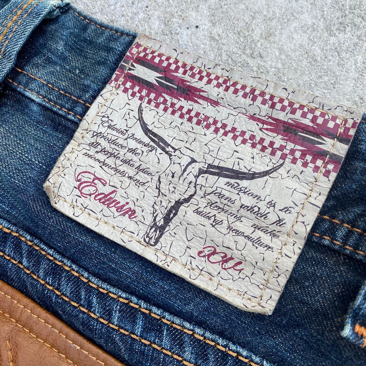 If Six Was Nine Flare Vintage Edwin Flared Distressed Denim Size US 30 / EU 46 - 18 Thumbnail