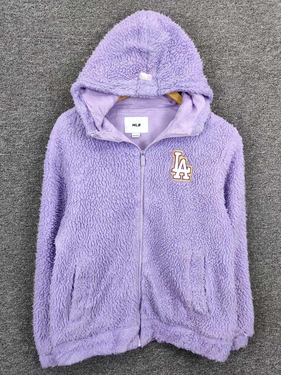 MLB Vintage MLB Los Angeles Dodgers Sherpa Hoodie Jacket Size US M / EU 48-50 / 2 - 1 Thumbnail