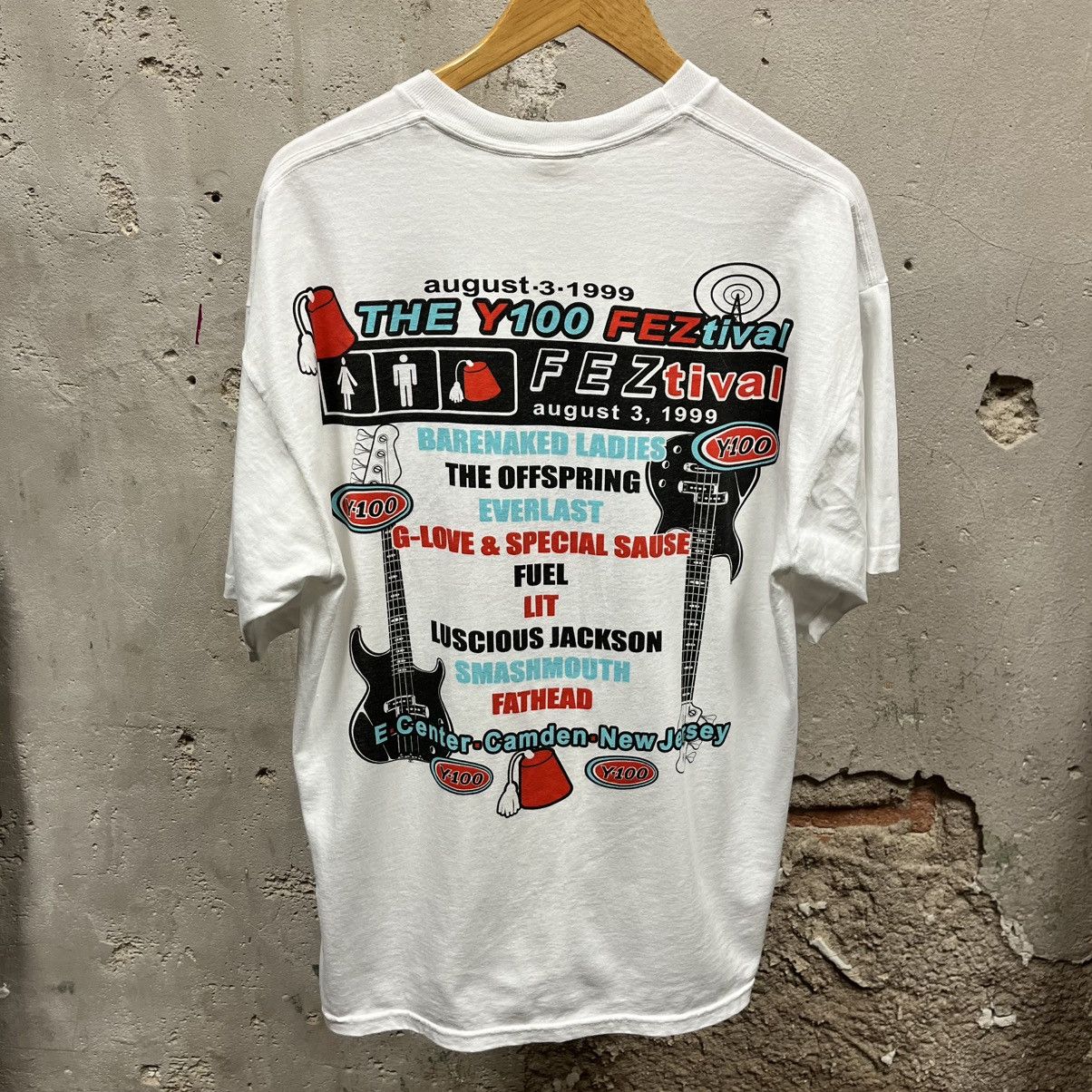 Other Vintage 1999 Y100 Feztival Festival Tee XL The Offspring 90s Size US XL / EU 56 / 4 - 4 Thumbnail