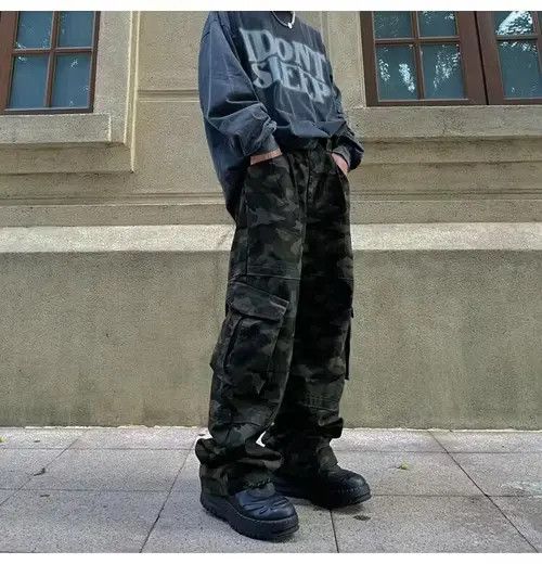 Japanese Brand × Vintage Baggy Camo Pants Size US 30 / EU 46 - 2 Thumbnail
