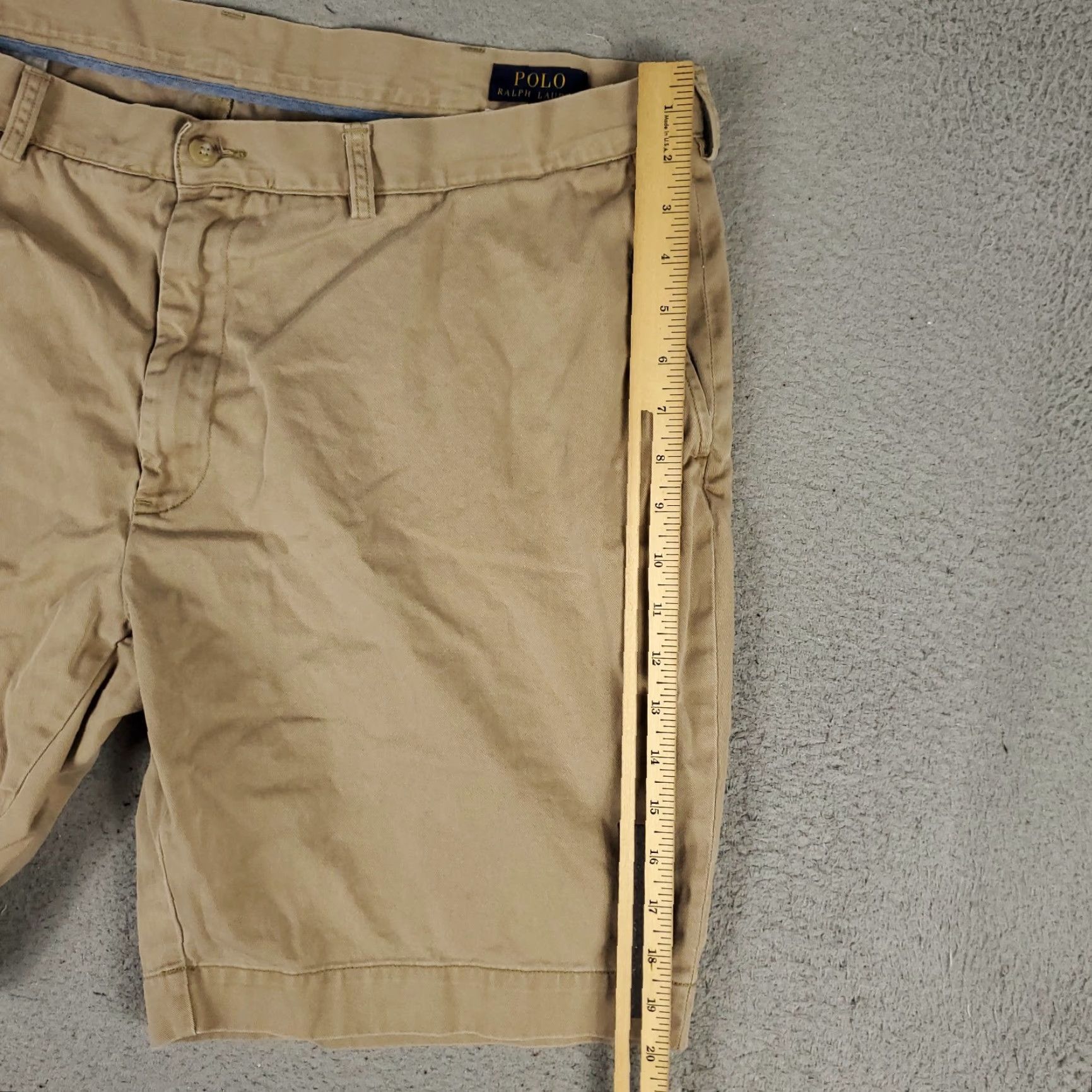 Ralph Lauren VINTAGE Ralph Lauren Shorts Men Size 42 Brown Chino Flat Front Casual Classic Size US 42 / EU 58 - 5 Thumbnail