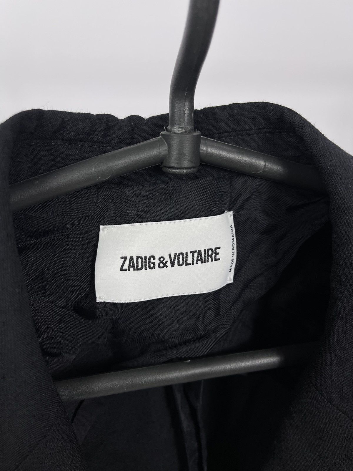 Zadig & Voltaire Zadig & Voltaire Mens Black Blazer Jacket Size 48 (M) Wool Size 48R - 3 Thumbnail