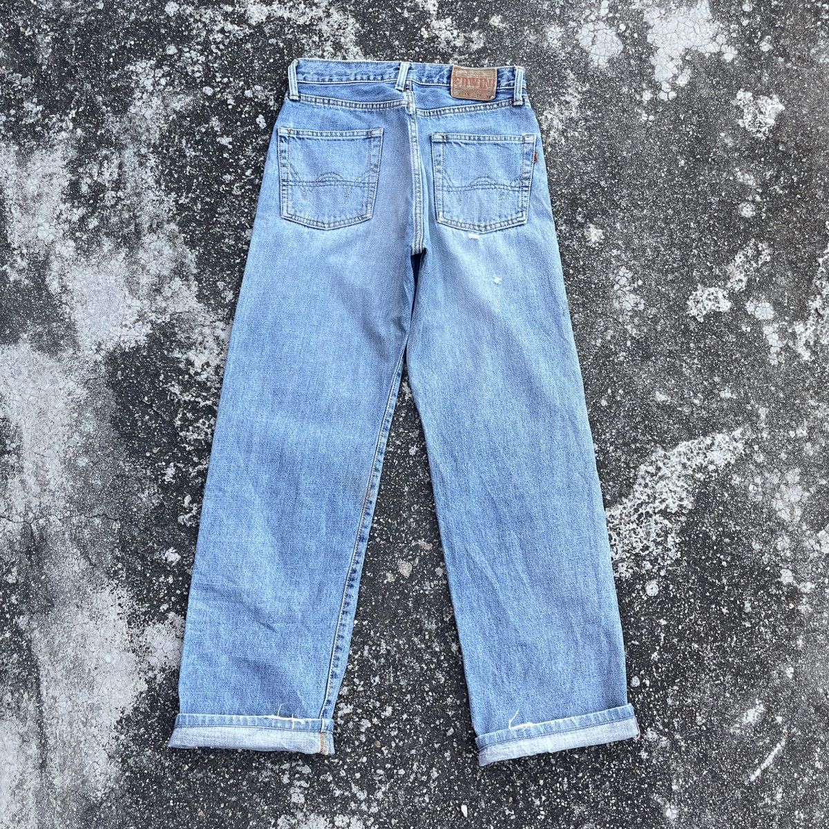 Edwin Vintage Edwin Distressed Slevedge Redline Denim Jeans Size US 28 / EU 44 - 7 Thumbnail