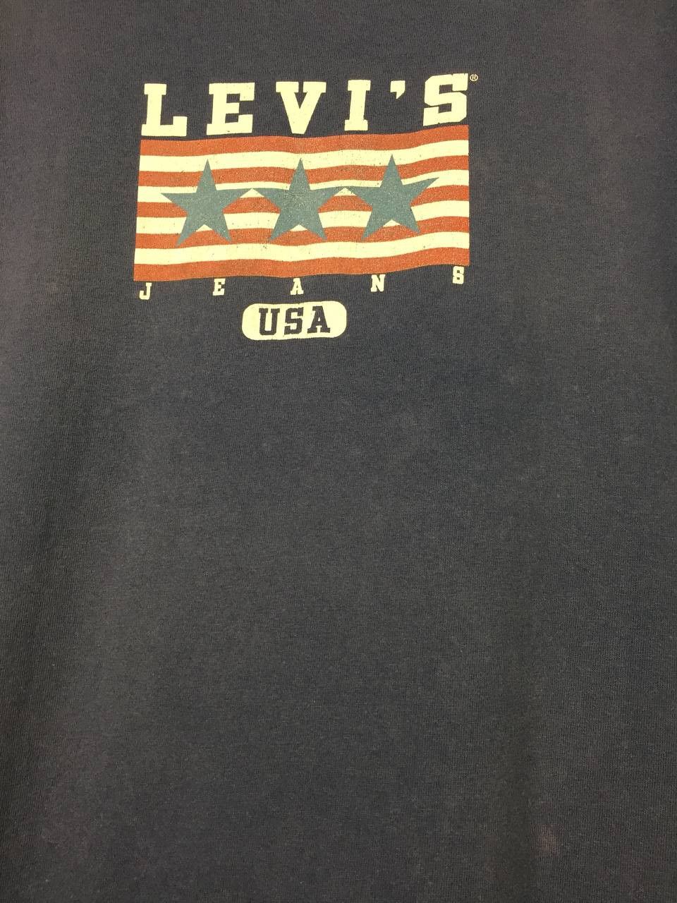 Levi's Vtg Levi’s Jeans USA Stars & Stripes Made In USA Tee Size L Size US L / EU 52-54 / 3 - 6 Thumbnail