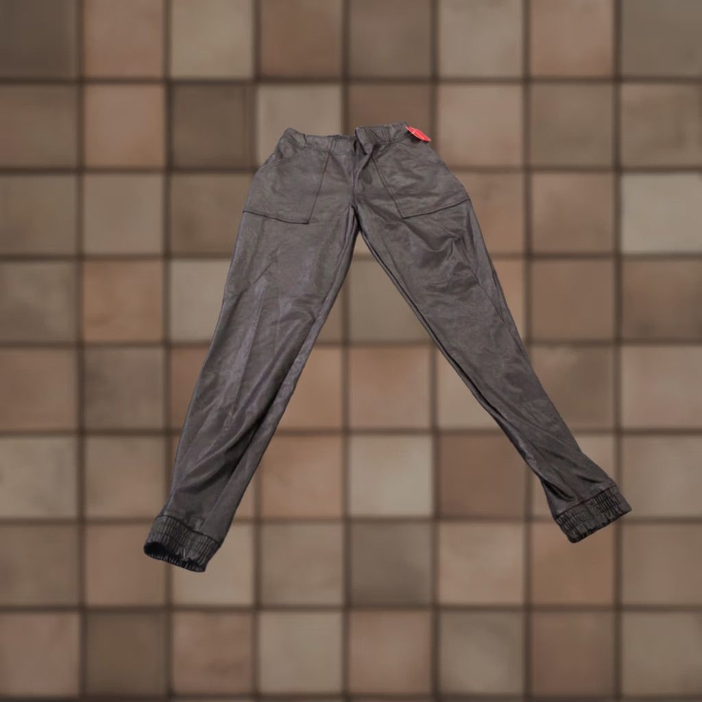 Spanx Spanx Joggers Womens S Faux Leather Like Stretch Gym Yoga Active Casual NEW Pants Size 28" / US 6 / IT 42 - 1 Thumbnail