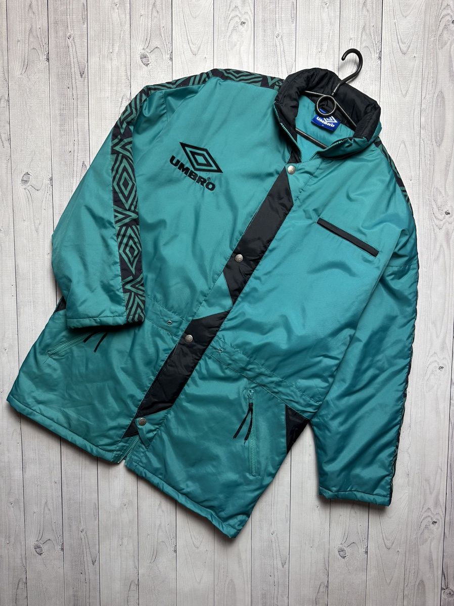 Umbro × Vintage Vintage Umbro pro training jacket parka size M rare green Size US M / EU 48-50 / 2 - 1 Thumbnail