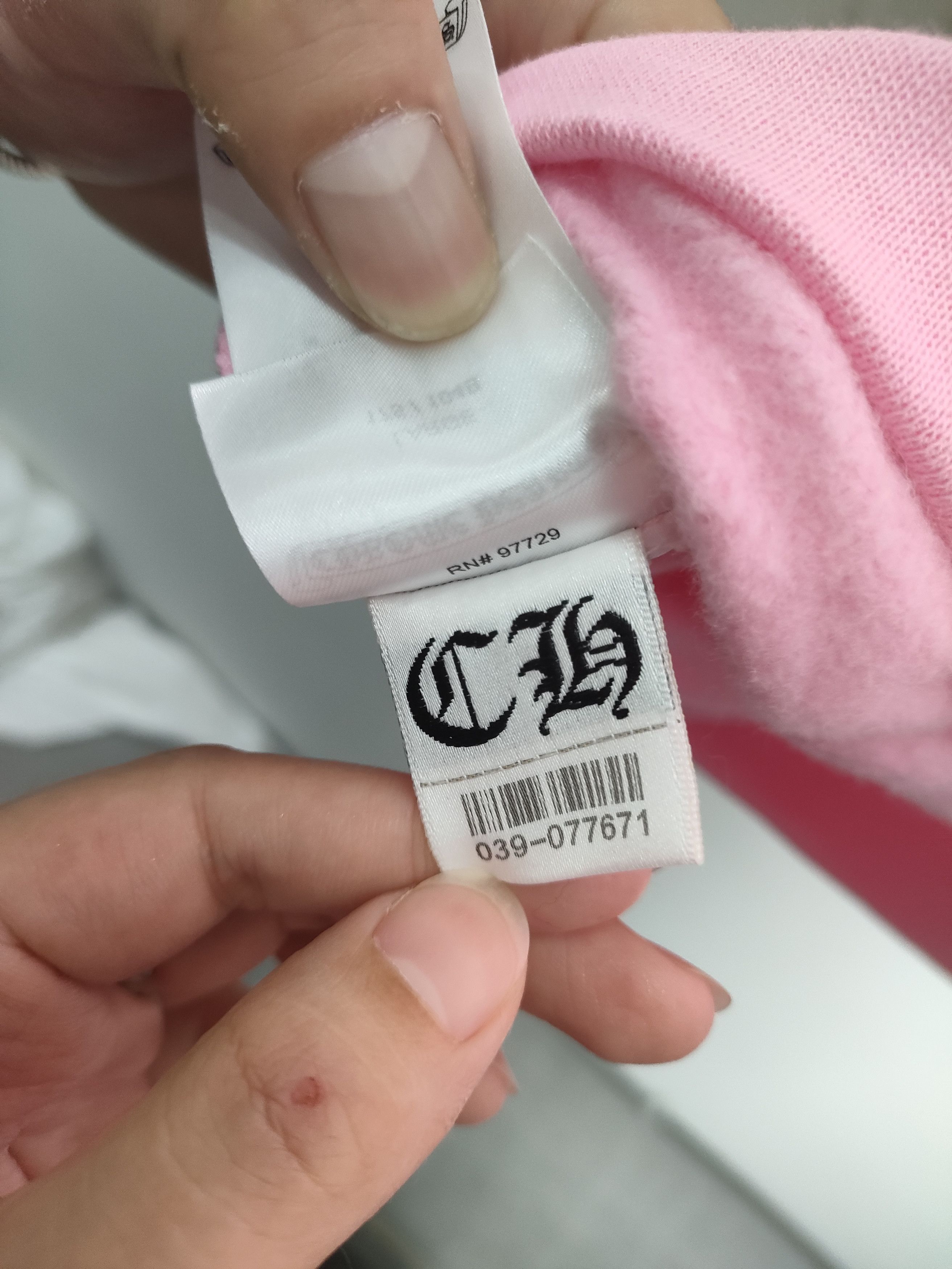 Chrome Hearts Chrome Hearts USA Script Logo Pink Pullover Hoodie Size L / US 10 / IT 46 - 11 Thumbnail
