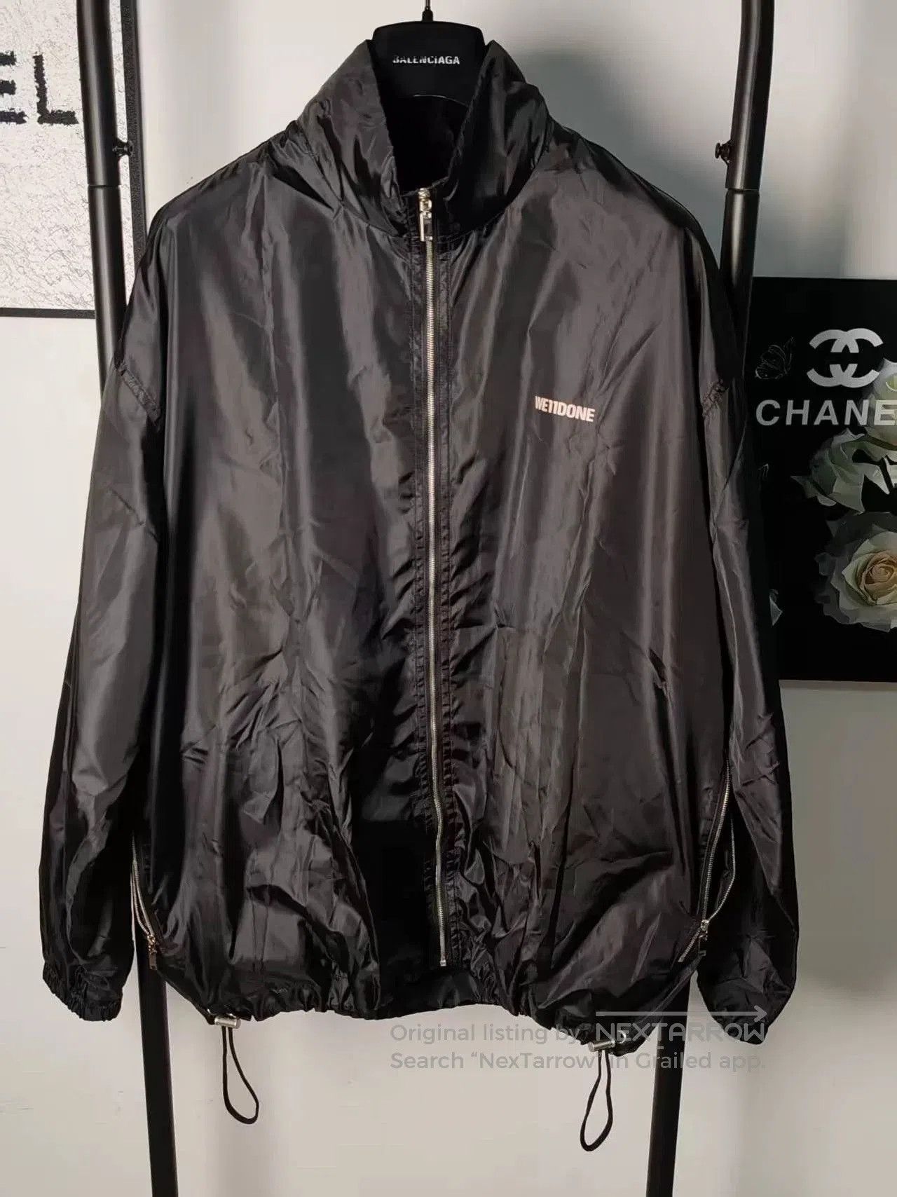 WE11DONE We11done Black Nylon Jacket. Size US M / EU 48-50 / 2 - 1 Thumbnail