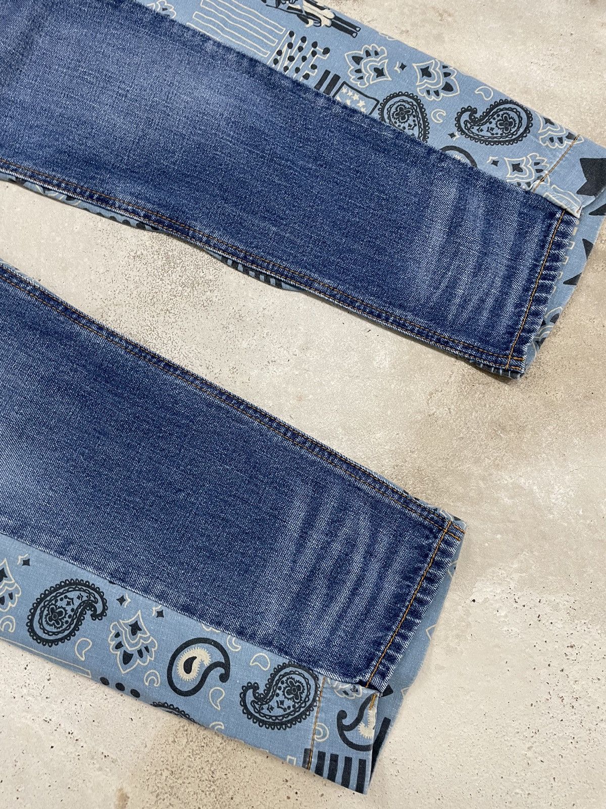 Other Rare Ne-Net by Issey Miyake Denim Pattern Size US 29 - 5 Thumbnail