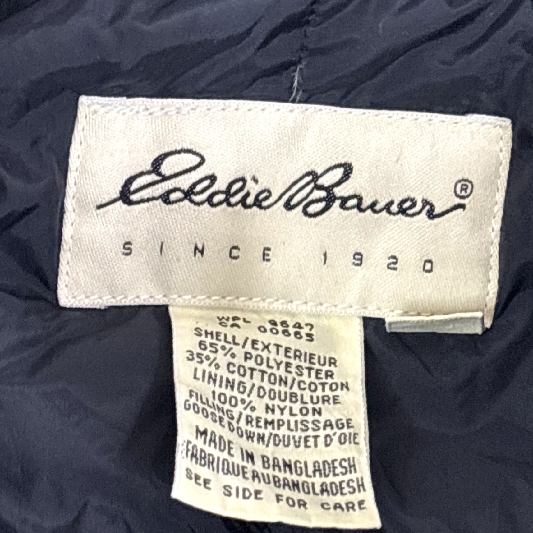 Eddie Bauer VINTAGE 90's Eddie Bauer Black Goose Down Puffer Parka Jacket Sz S Snowline Womens Size S / US 4 / IT 40 - 3 Thumbnail