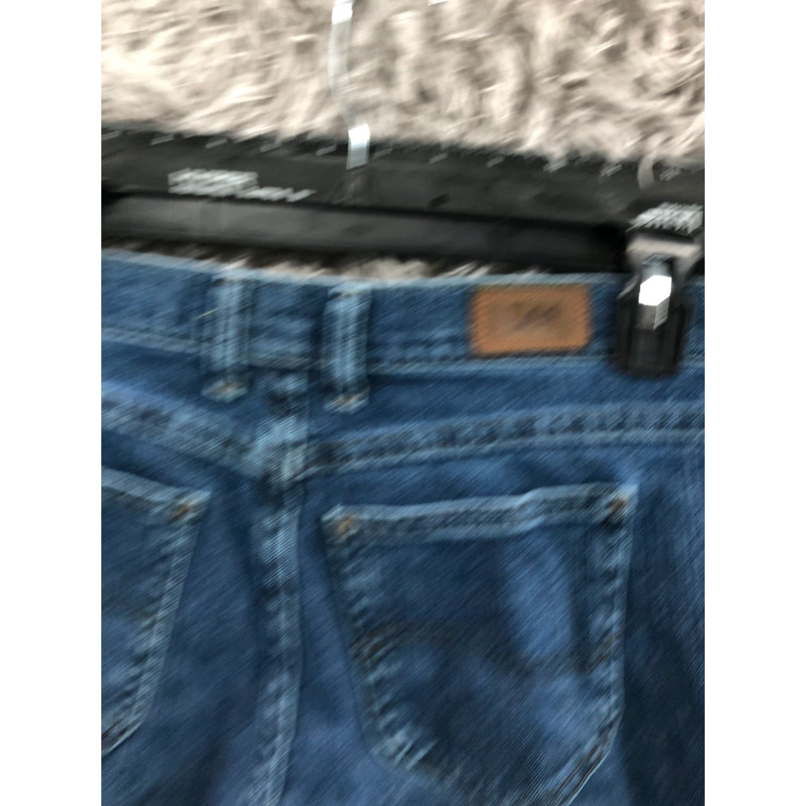 Lee Lee Relaxed Straight Jeans Womens Medium Wash Blue Size 14 Regular 5-Pocket Denim Cotton Mid Rise Straight Size 36" / US 14 / IT 50 - 6 Thumbnail