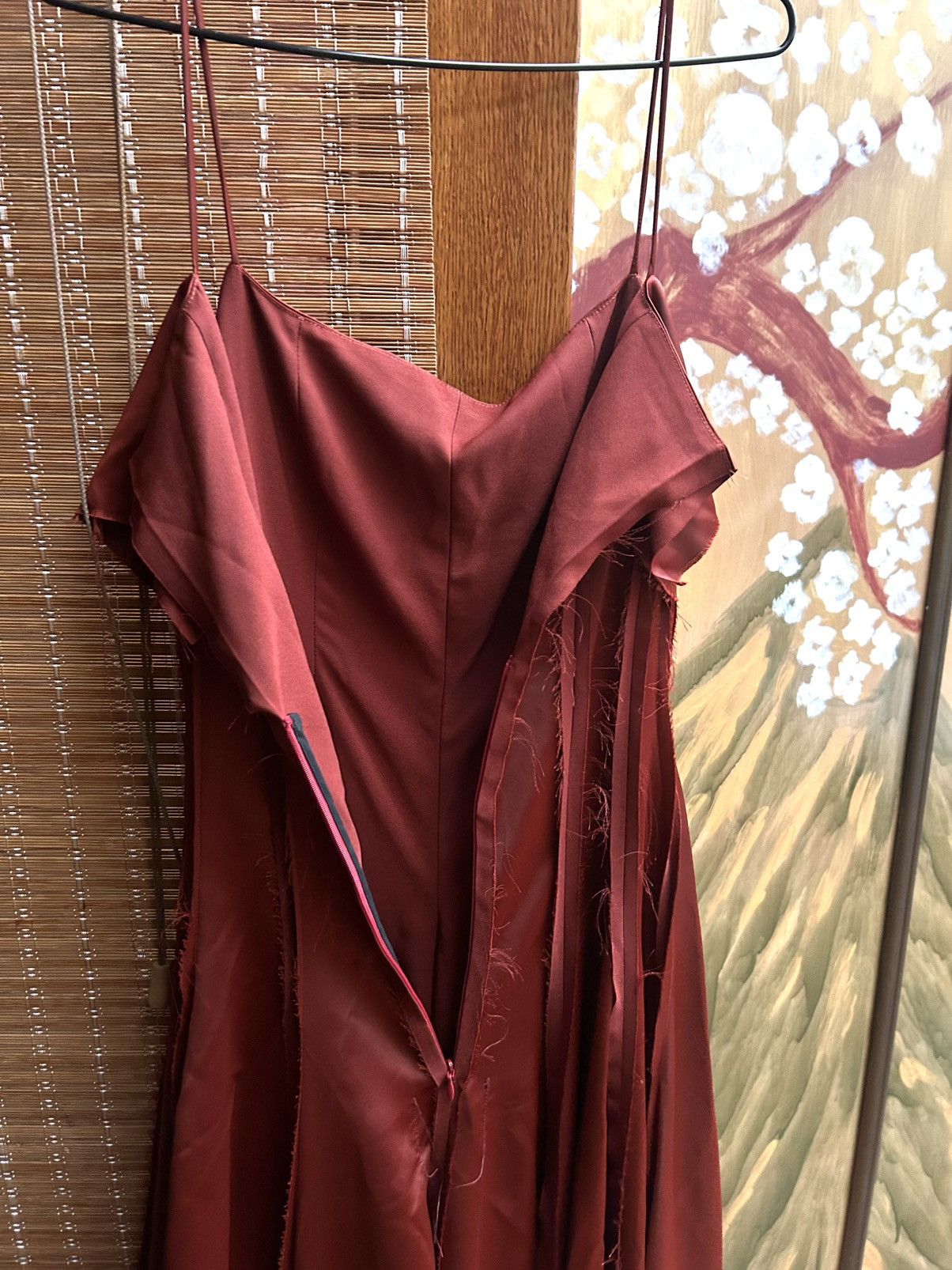 Handmade Peng Tai Deconstructed Silk Blend Maxi Wabi Sabi Dress Sz XS Size XS / US 0-2 / IT 36-38 - 6 Thumbnail