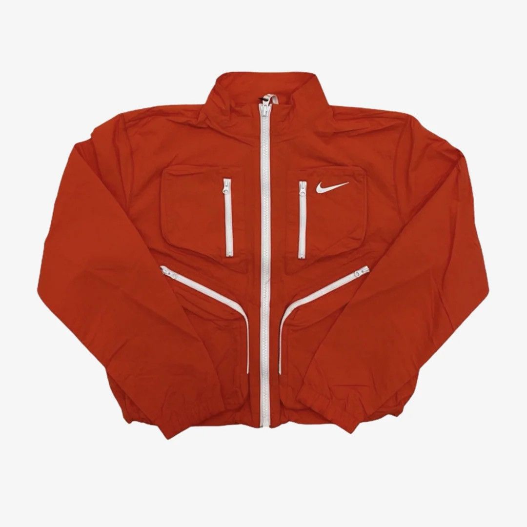 Nike Nike Womens Sportswear Tech Pack Jacket Red/Orange Size M / US 6-8 / IT 42-44 - 4 Thumbnail