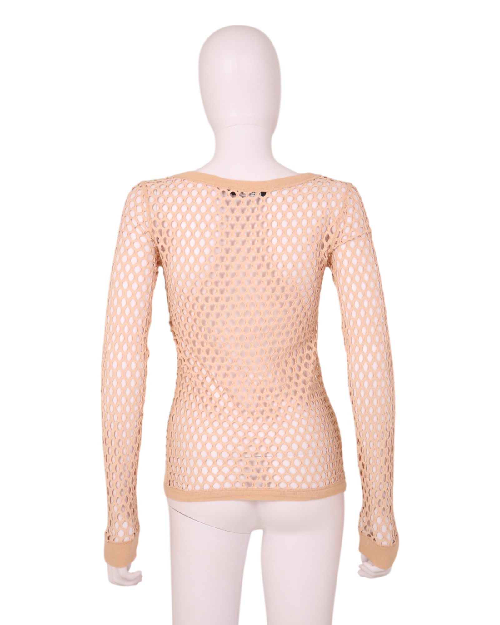 Dolce & Gabbana 2000's Honeycomb Cut-Out Pink Top Size S / US 4 / IT 40 - 3 Thumbnail